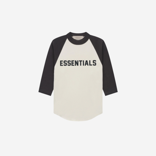 (키즈) 에센셜 3/4 슬리브 베이스볼 티셔츠 위트 - 22SS