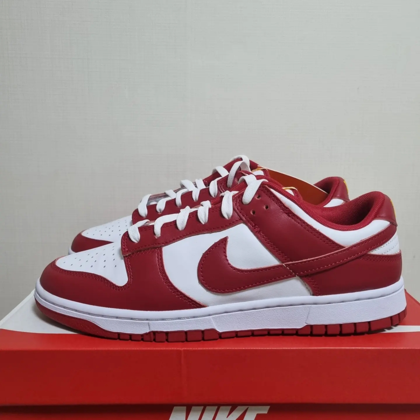 Nike Dunk Low Retro Gym Red 착용 스타일 - 4
