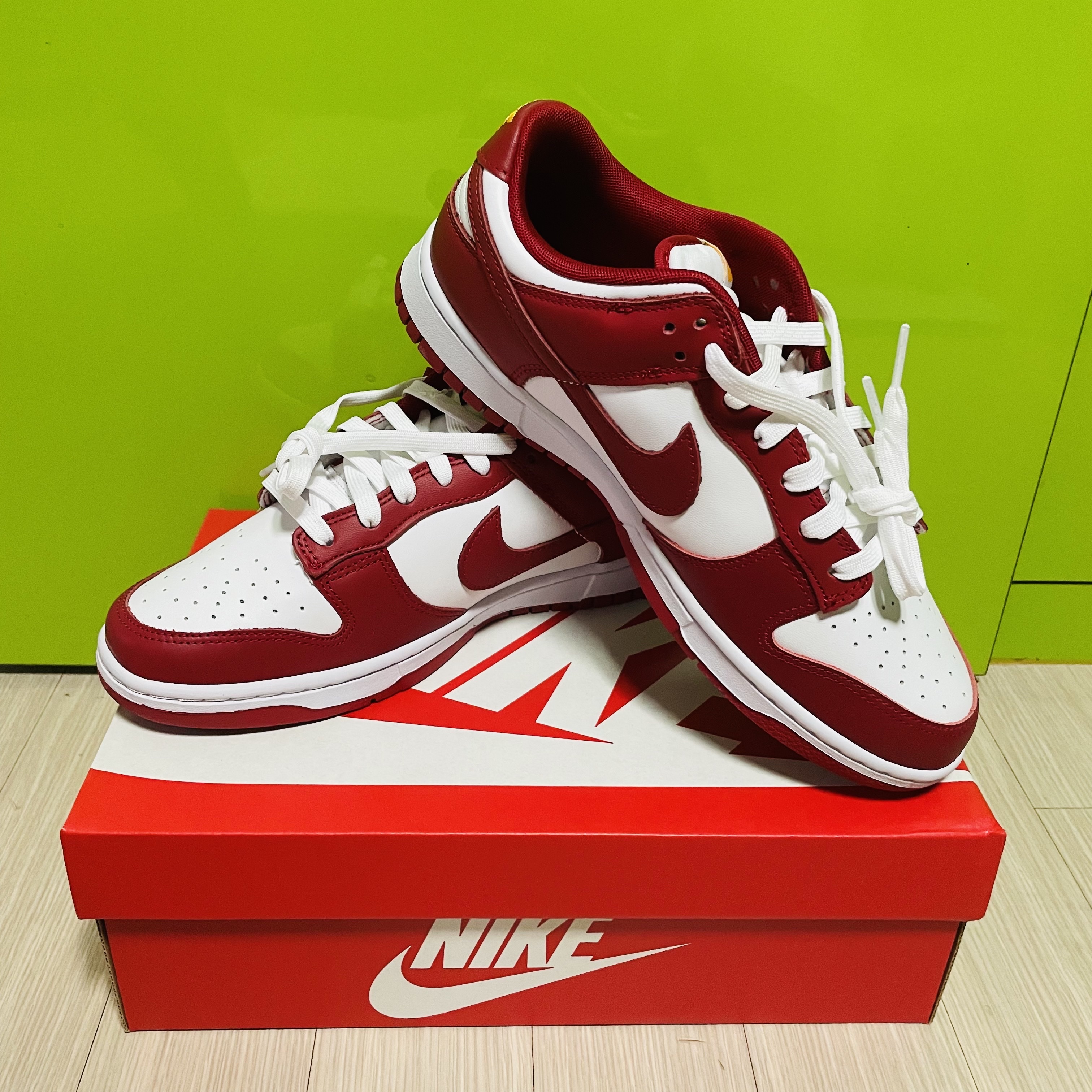 Nike Dunk Low Retro Gym Red 착용 스타일 - 2