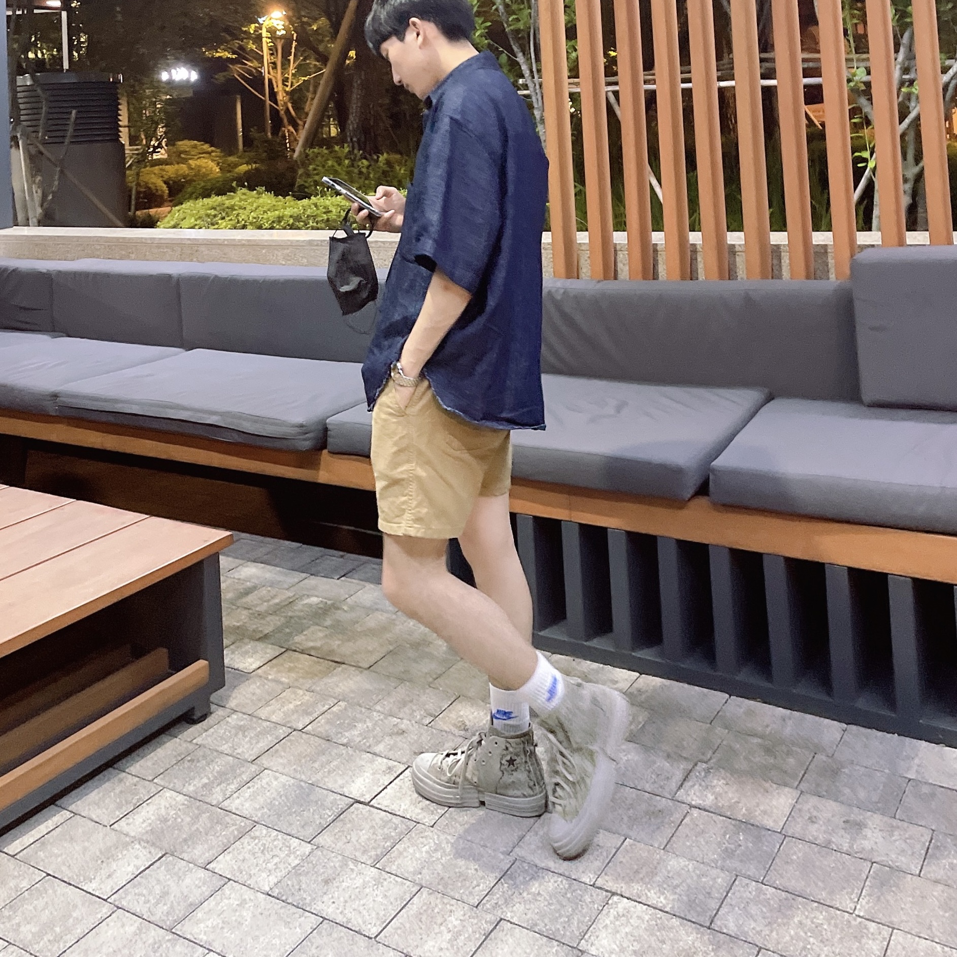 Converse x Feng Chen Wang Chuck 70 2-in-1 Grey 착용 스타일 - 1