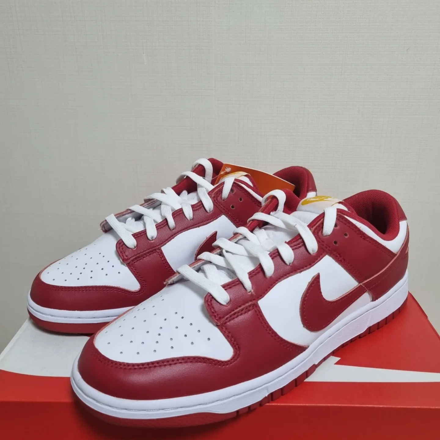 Nike Dunk Low Retro Gym Red 착용 스타일 - 3