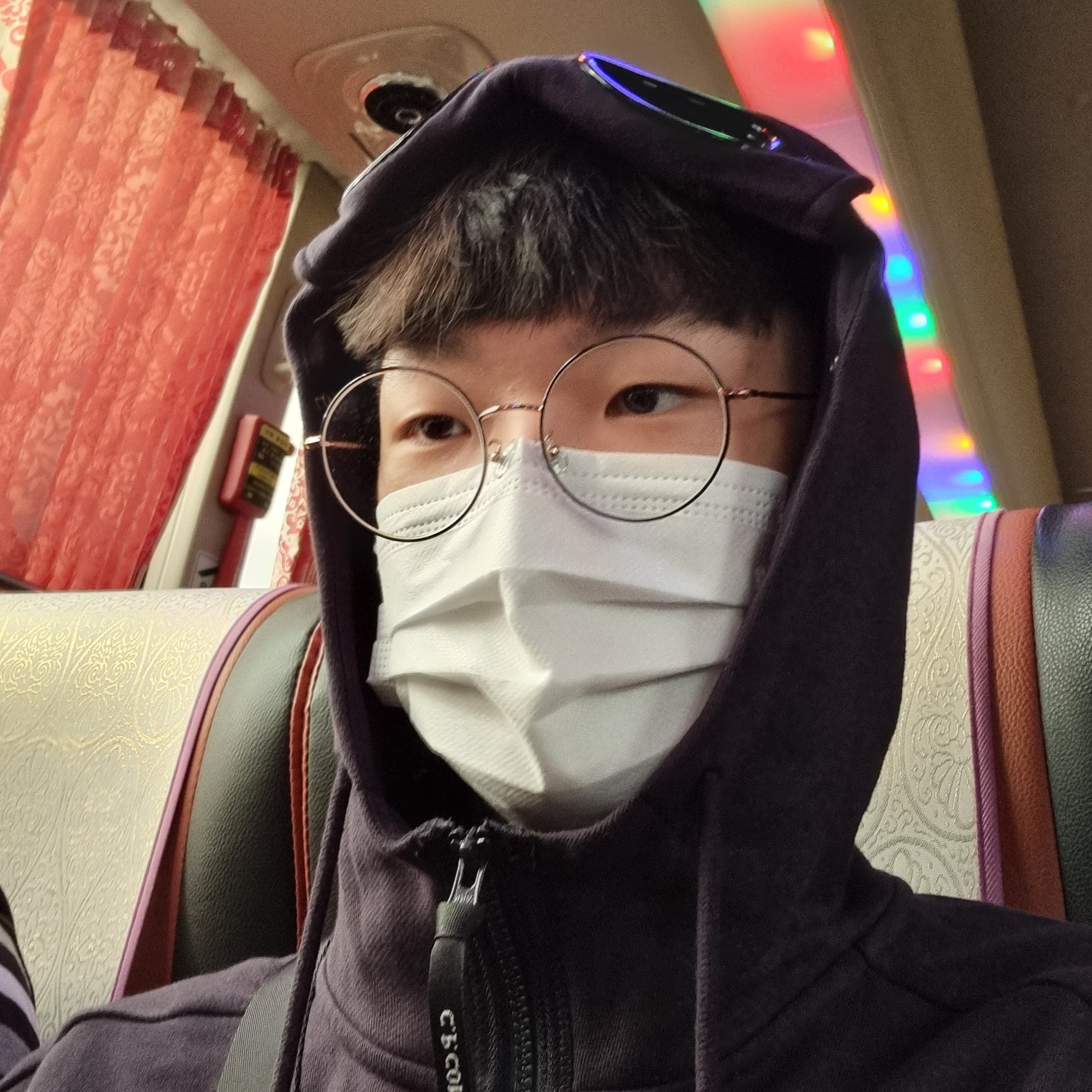 C.P. Company Diagonal Raised Fleece Goggle Hoodie Navy - 21FW, C.P. Company Diagonal Raised Fleece Goggle Hoodie Eclipse Blue - 22FW 착용 스타일 - 1