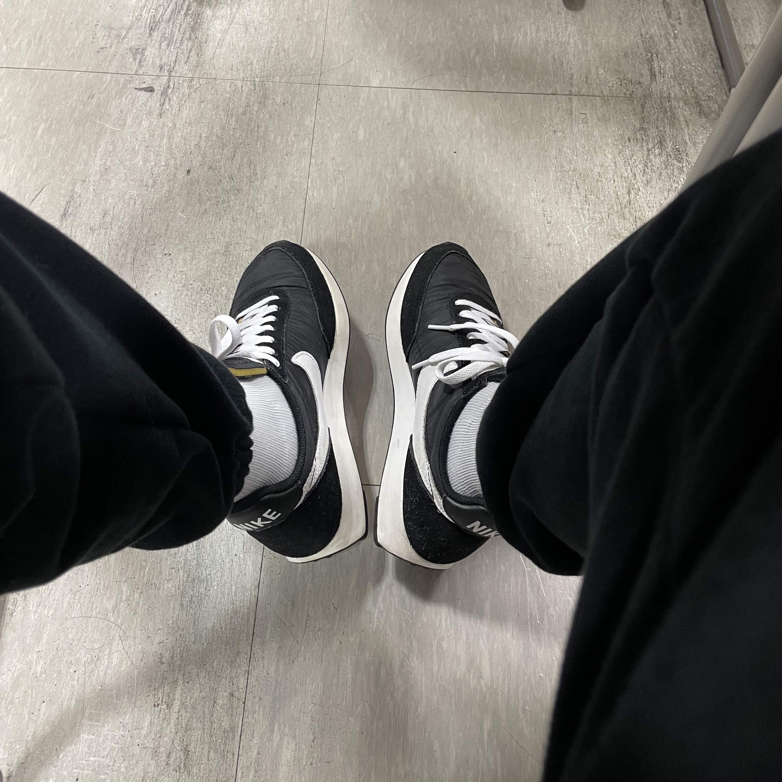 Nike Air Tailwind 79 Black White 착용 스타일