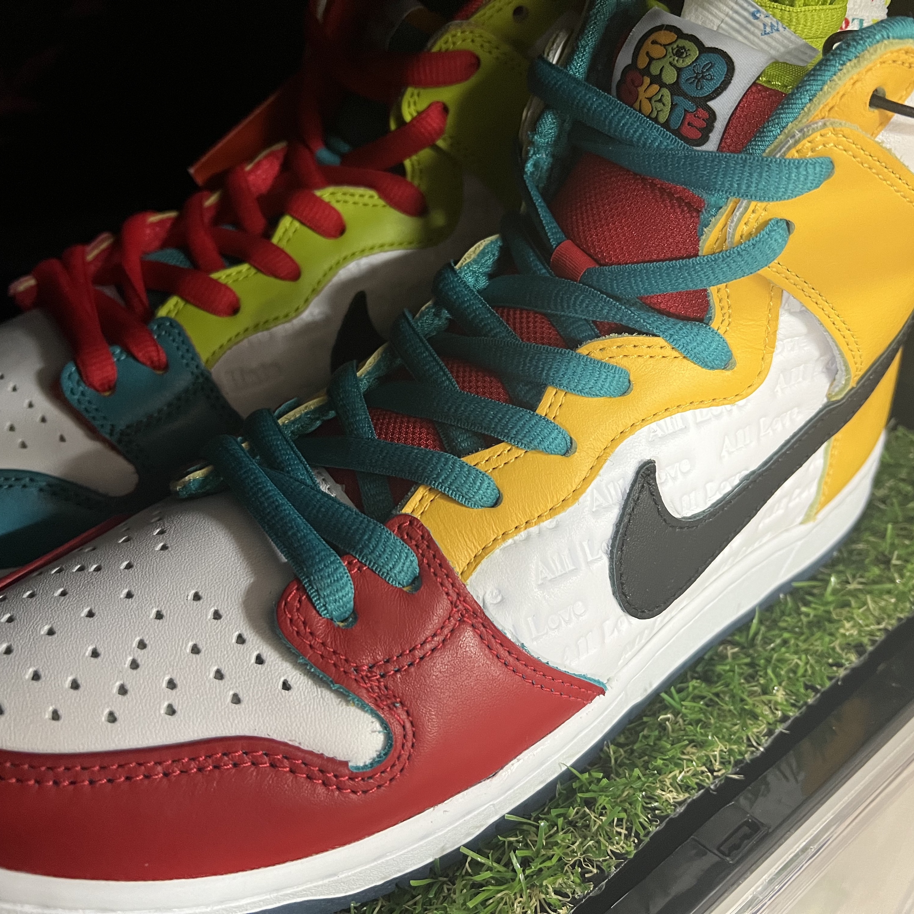 Nike Dunk Low SP City Market, Nike x froSkate SB Dunk High Pro QS All Love 착용 스타일 - 2