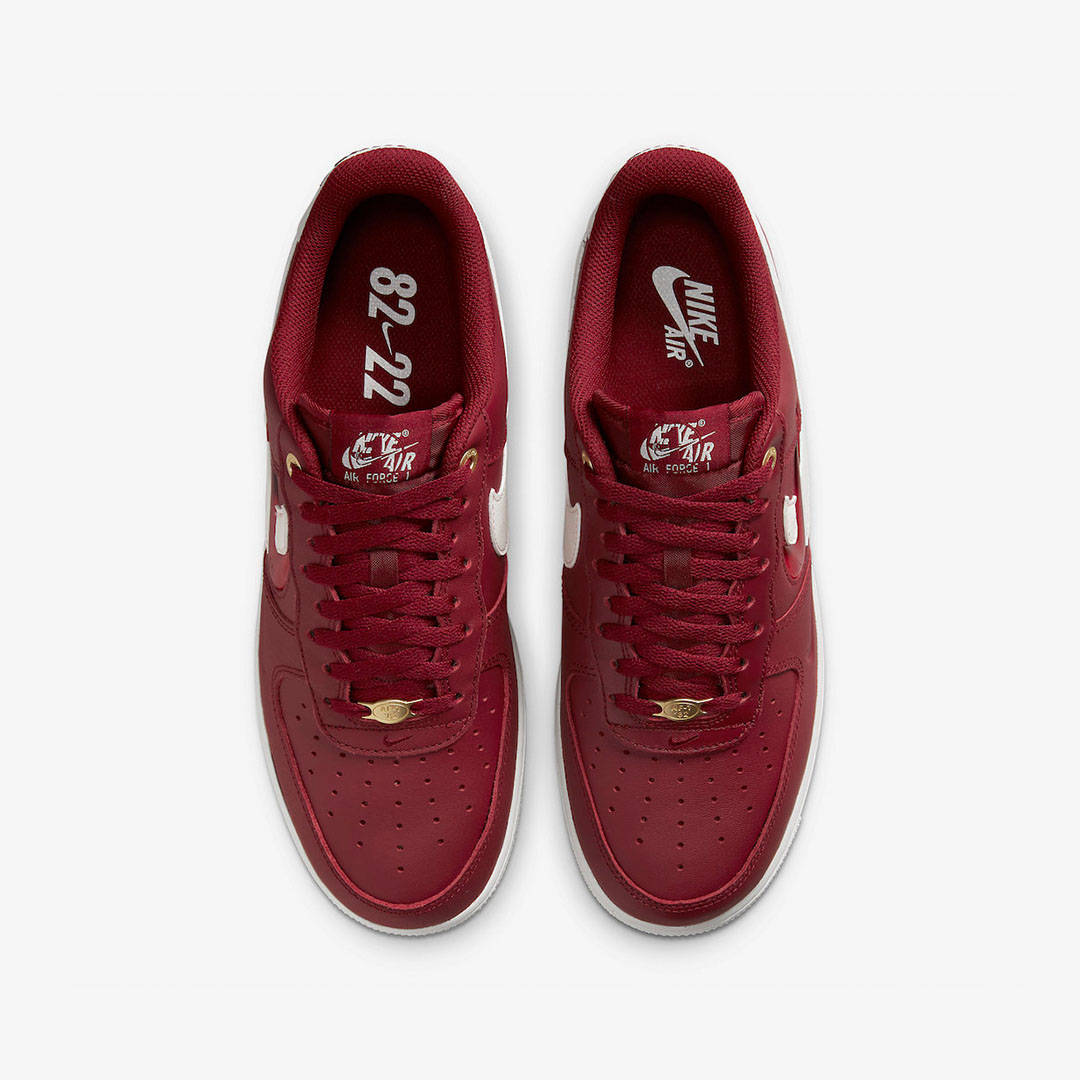 Nike Air Force 1 '07 PRM 40th Anniversary Join Forces Team Red 착용 스타일 - 4