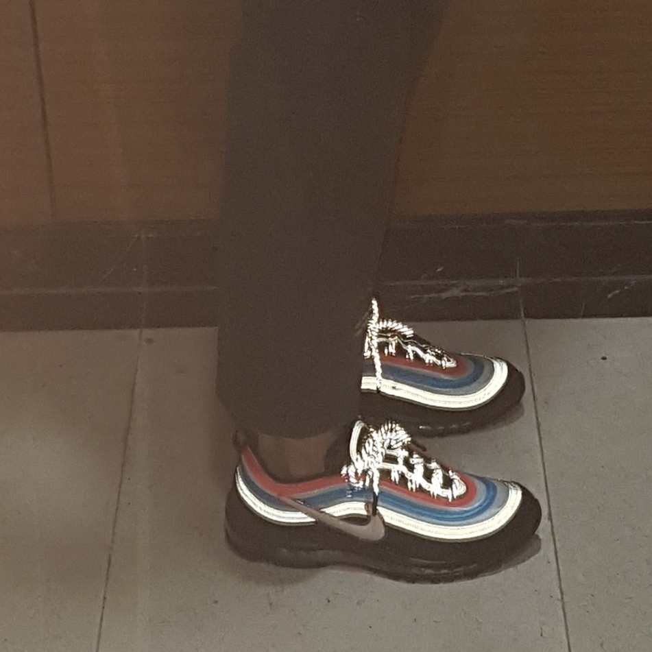 Nike Air Max 97 Neon Seoul 착용 스타일 - 1