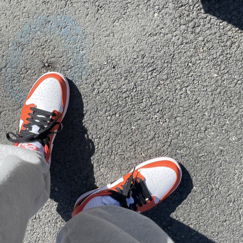 Jordan 1 Low OG Starfish, (W) Jordan 1 Low OG Starfish 착용 스타일