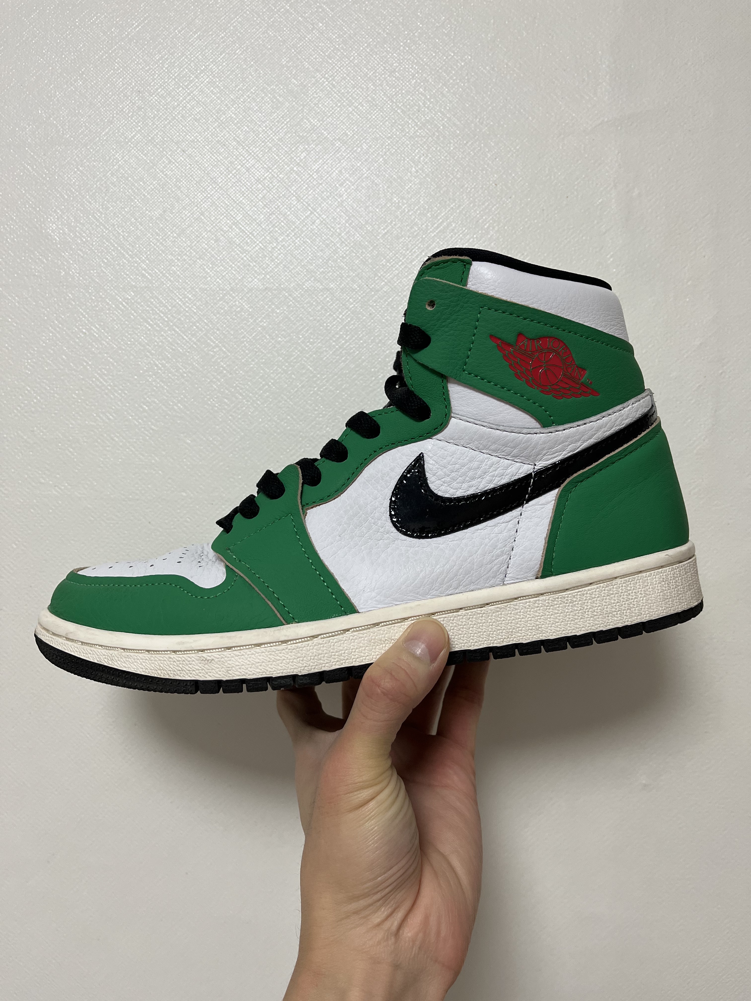 (W) Jordan 1 Retro High OG Lucky Green 착용 스타일
