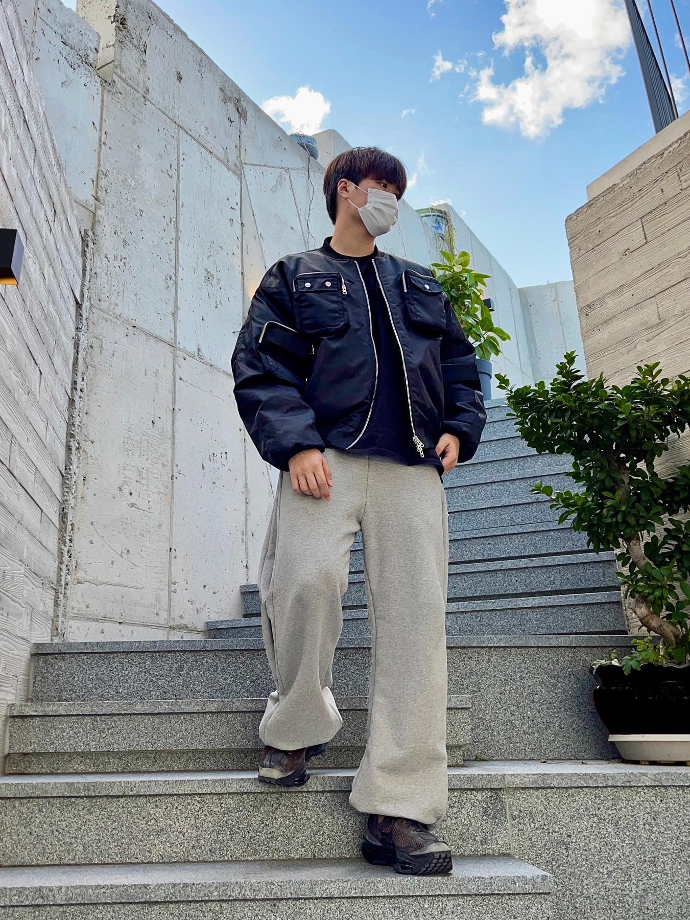 Nike x Matthew M Williams Zoom 004 Baroque Brown 착용 스타일