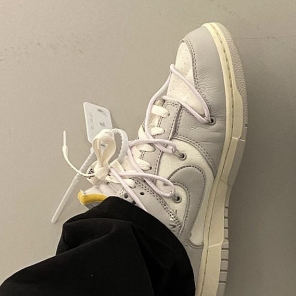 Nike x Off-White Dunk Low The 50 - Lot 49 착용 스타일 - 1