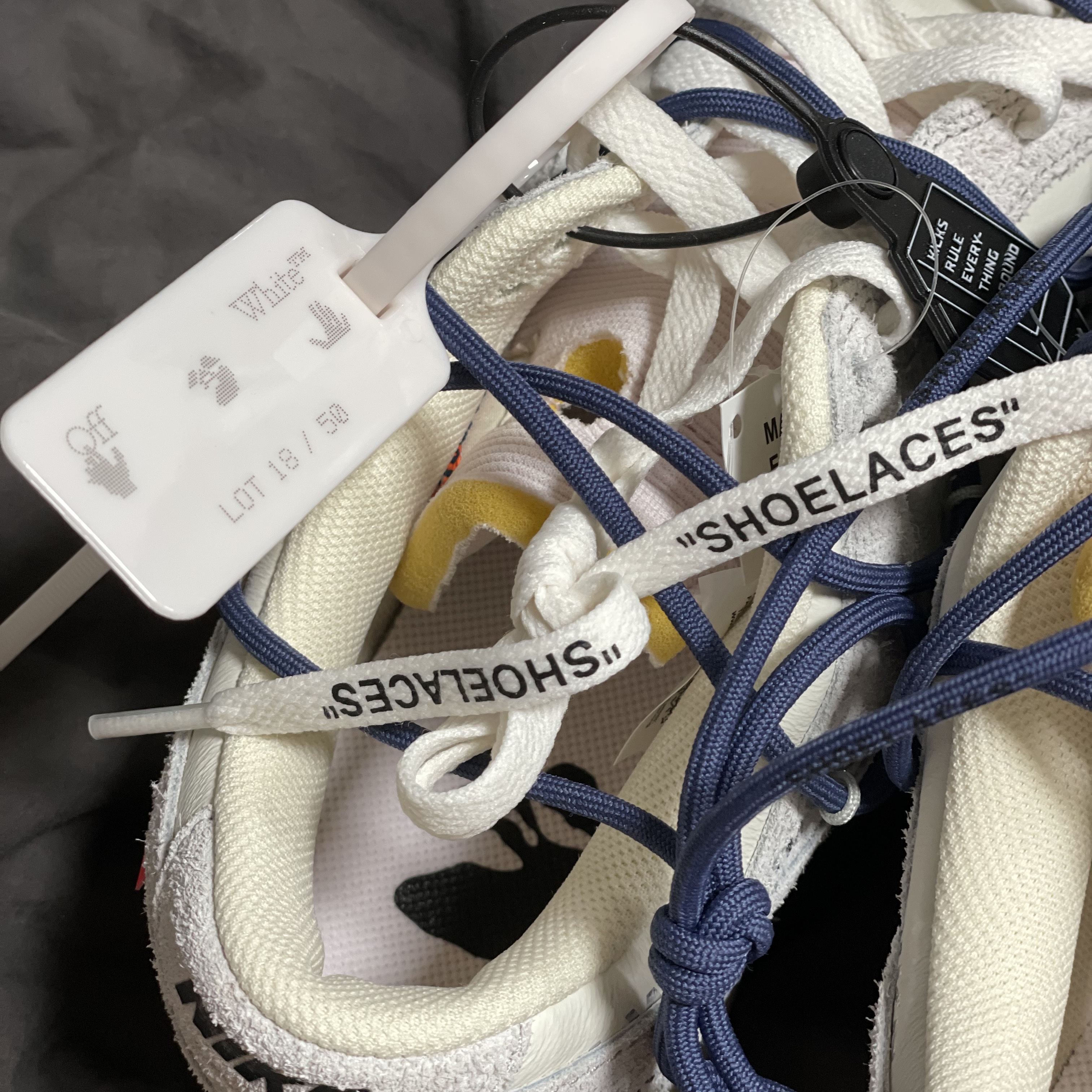 Nike x Off-White Dunk Low The 50 - Lot 18 착용 스타일 - 2
