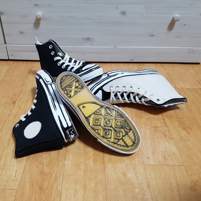 Converse x Joshua Vides Chuck 70s Hi Black 착용 스타일 - 1