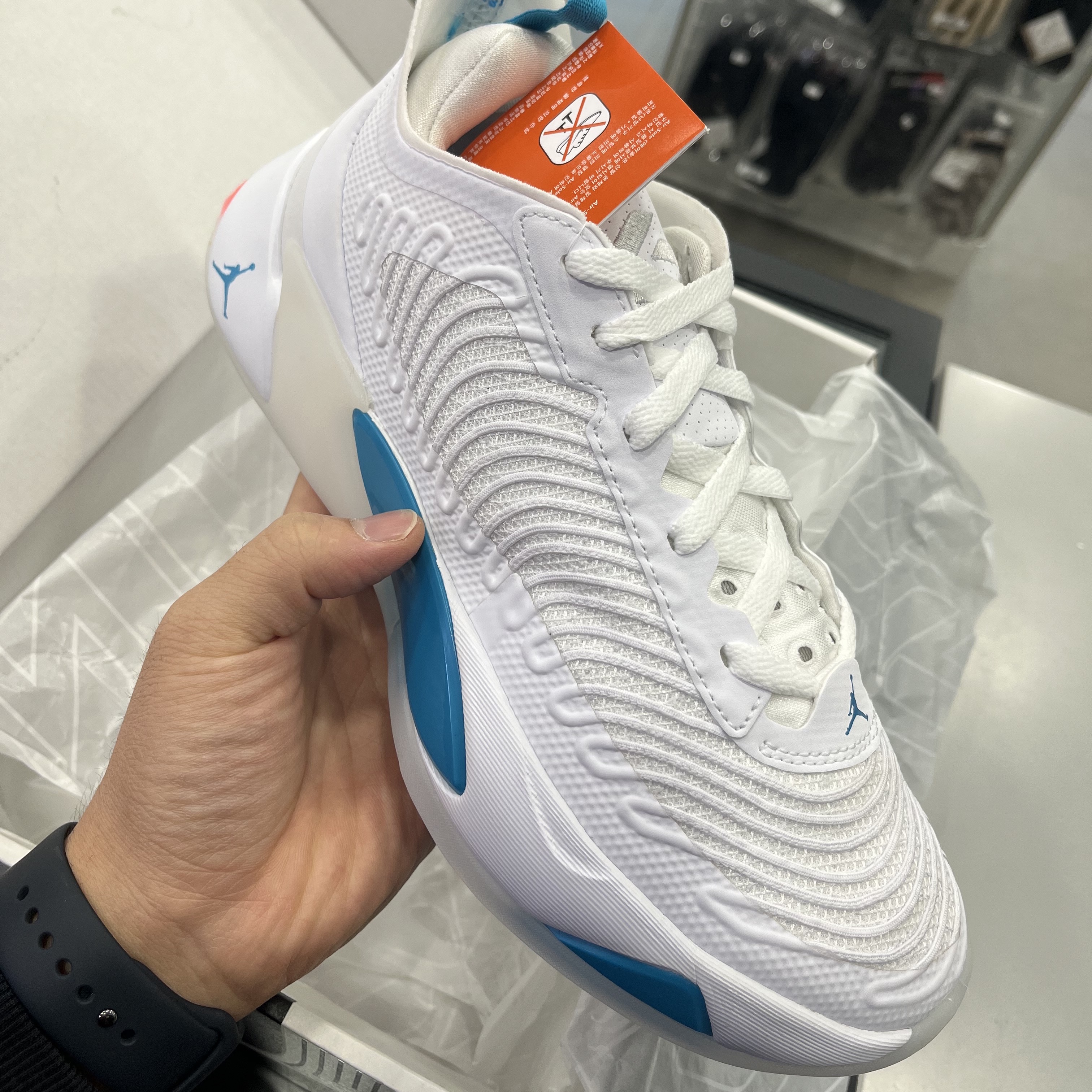 Jordan Luka 1 PF Neo Turquoise 착용 스타일 - 1
