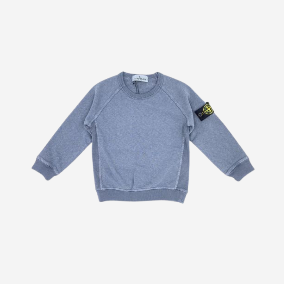 (Kids) Stone Island 60641 T.CO+OLD Sweatshirt Pastel Blue - 22SS 상세 이미지 1