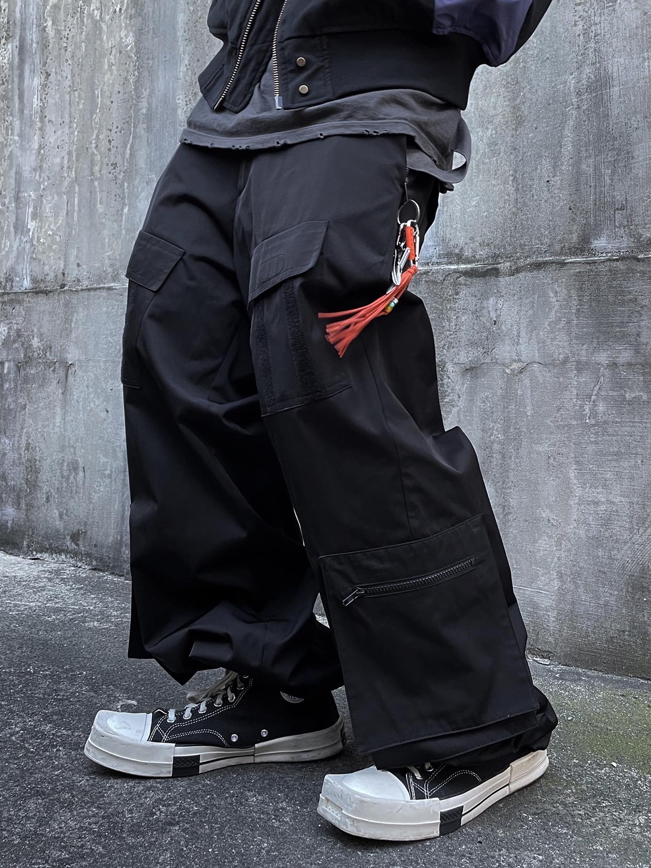 Converse x Drkshdw Turbodrk Chuck 70 Hi Black 착용 스타일 - 1