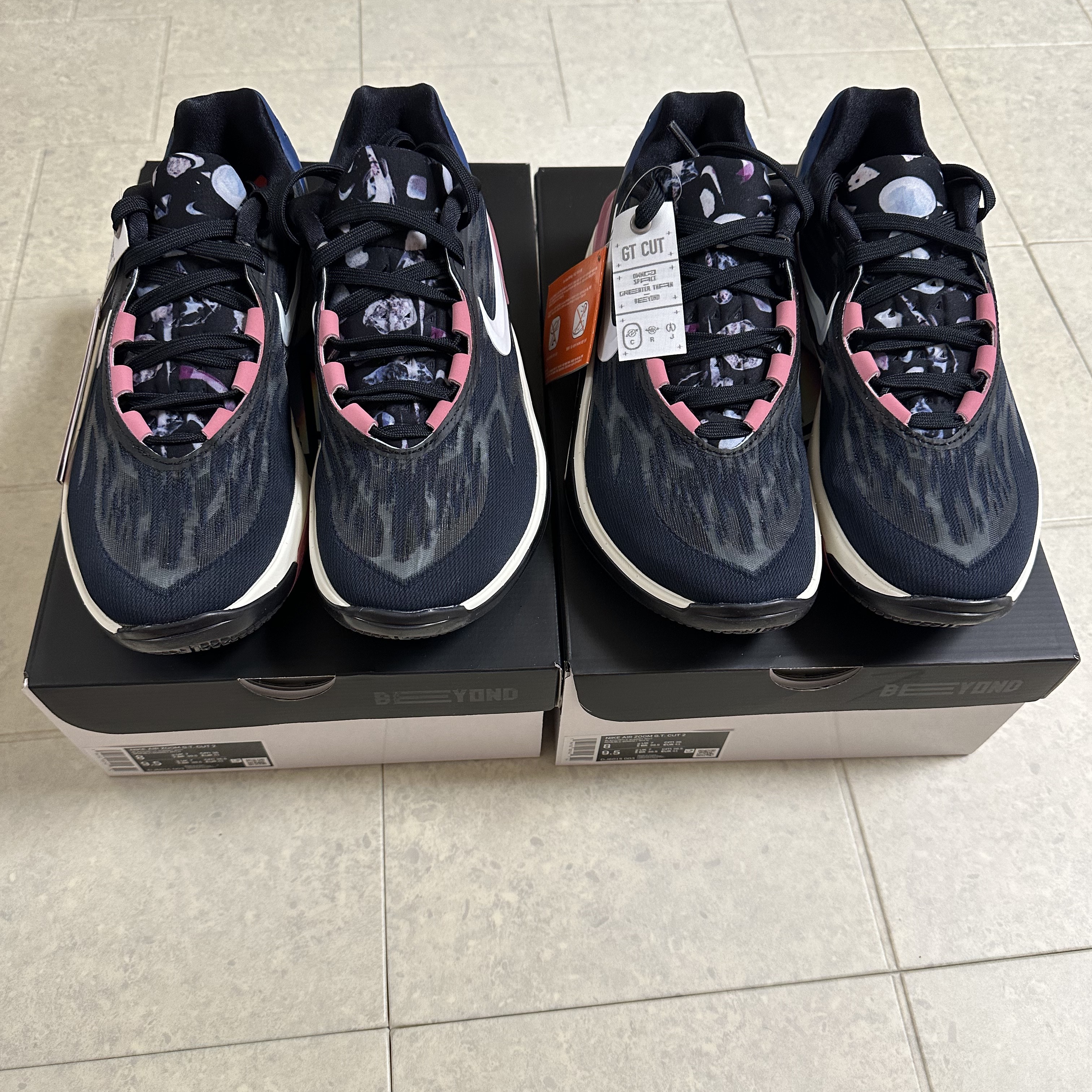 Nike Air Zoom GT Cut 2 Black Desert Berry 착용 스타일 - 1
