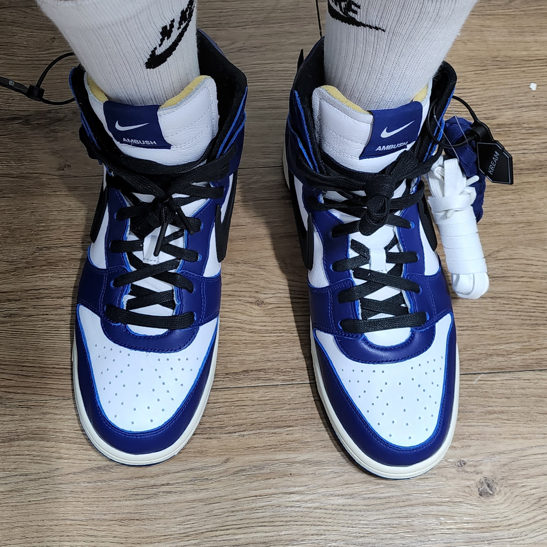 Nike x Ambush Dunk High Deep Royal Blue 착용 스타일