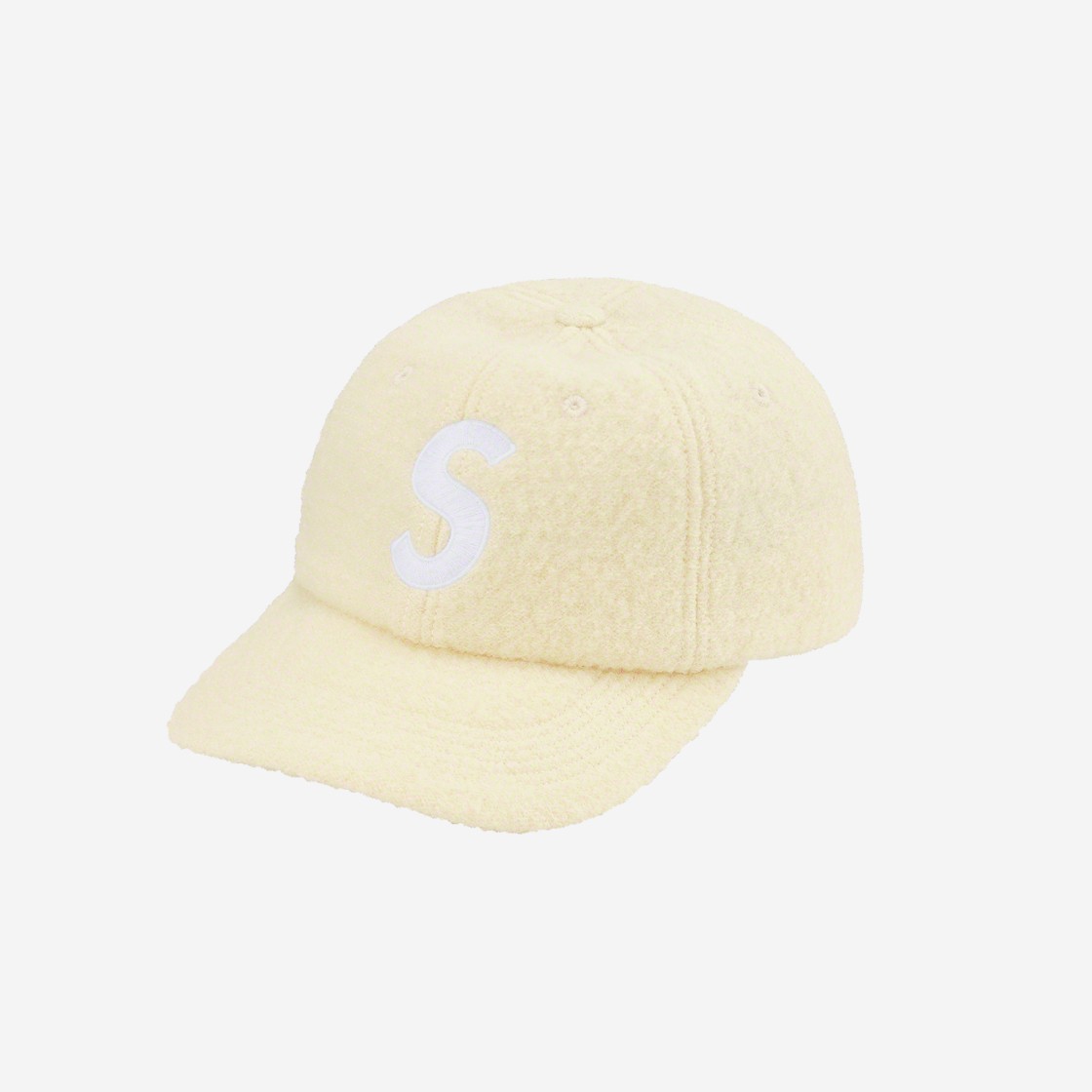 Supreme Boiled Wool S Logo 6-Panel White - 22FW 상세 이미지 1