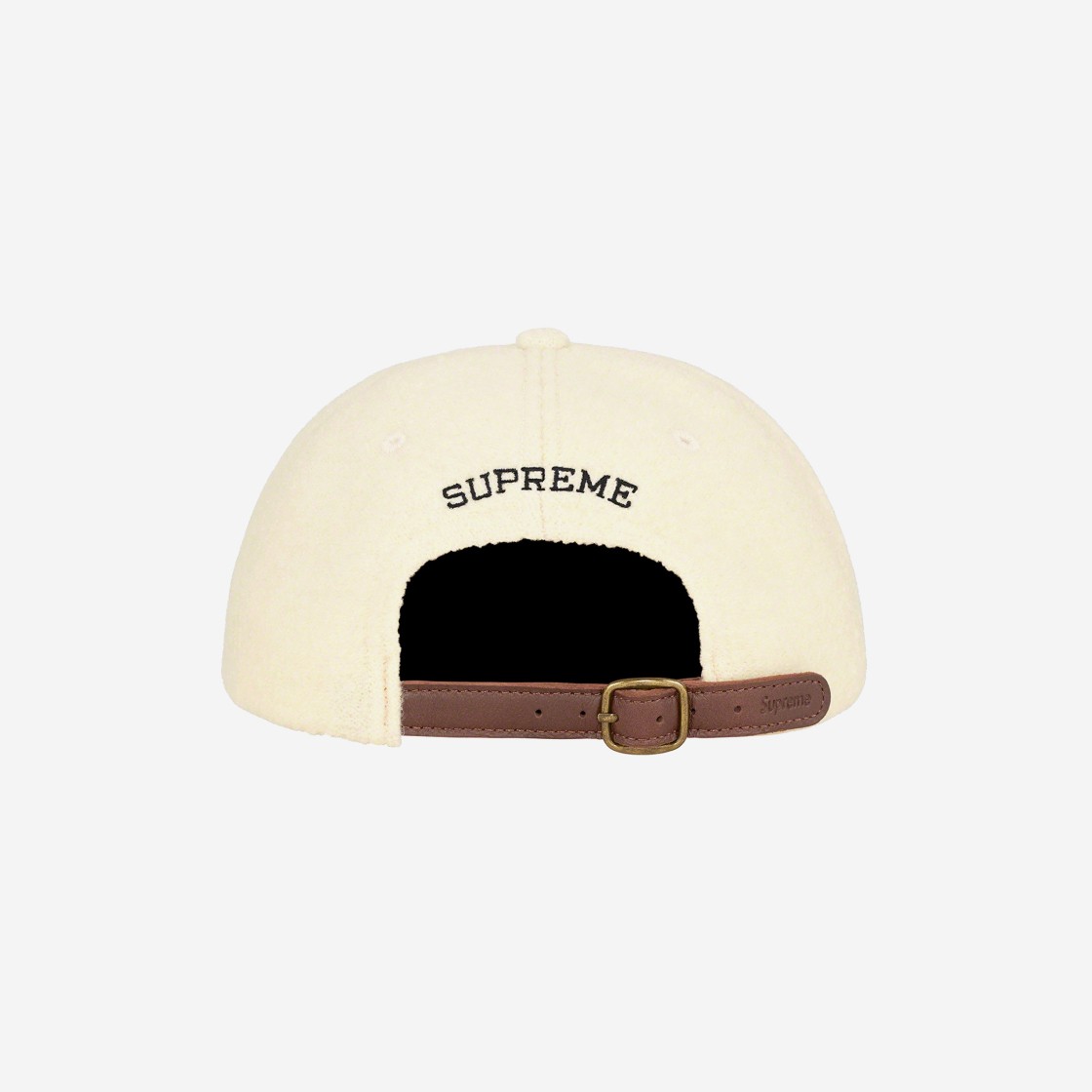 Supreme Boiled Wool S Logo 6-Panel White - 22FW 상세 이미지 2