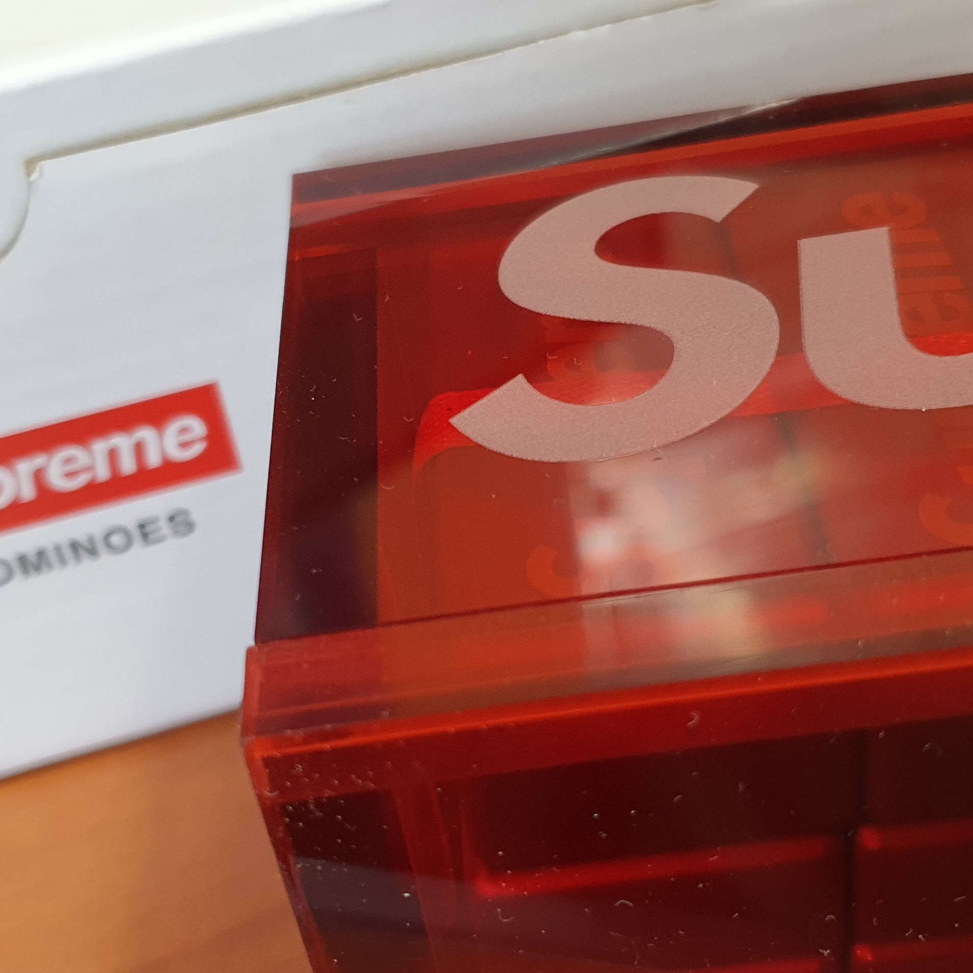 Supreme Aluminum Domino Set Red - 22FW 착용 스타일 - 2