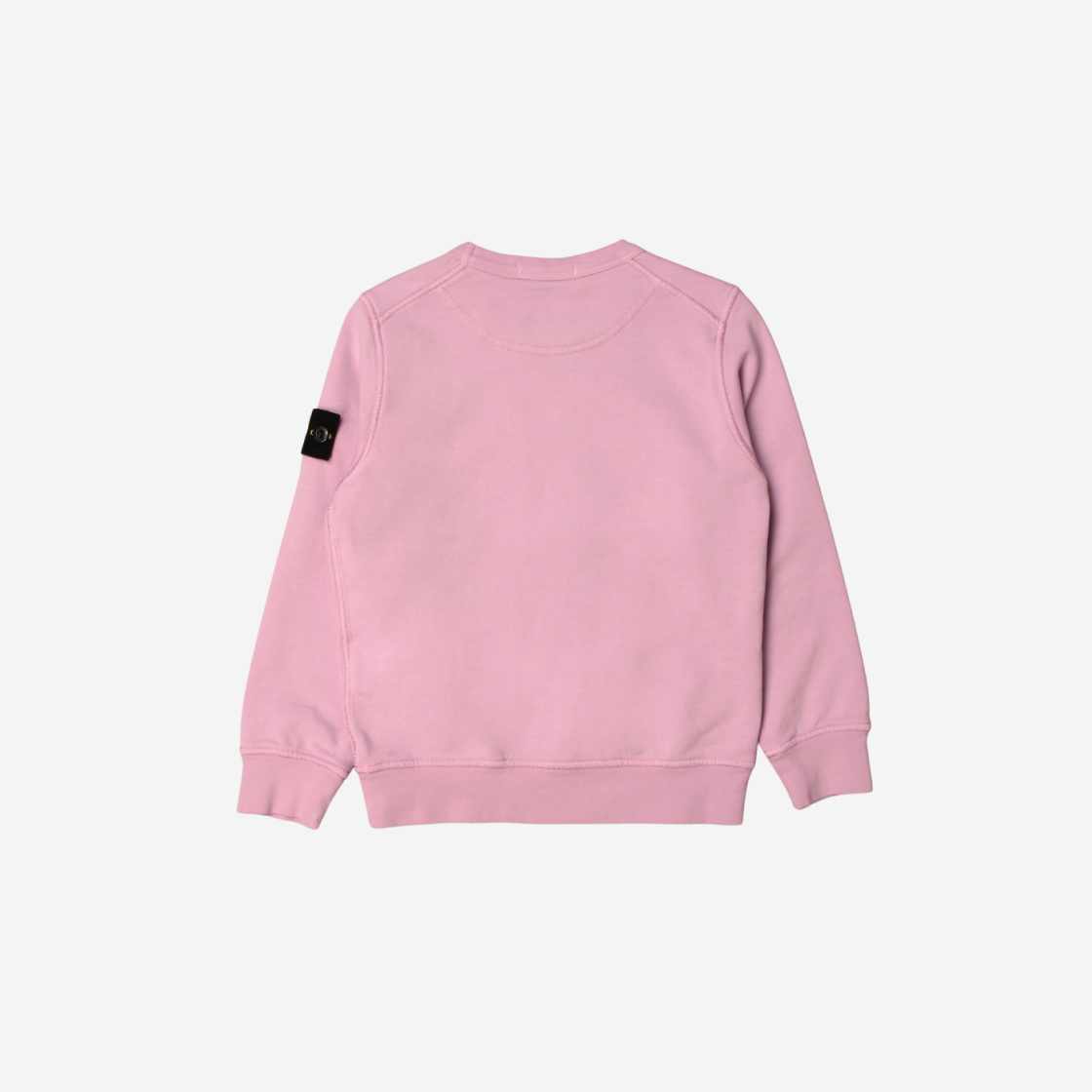 (Kids) Stone Island 61340 Cotton Fleece Crewneck Sweatshirt Rose Pink - 21SS 상세 이미지 2