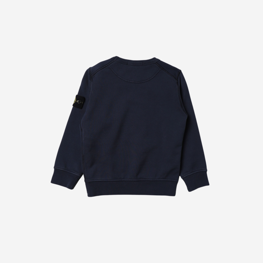 (Kids) Stone Island 61340 Cotton Fleece Crewneck Sweatshirt Royal Blue - 22FW 상세 이미지 2