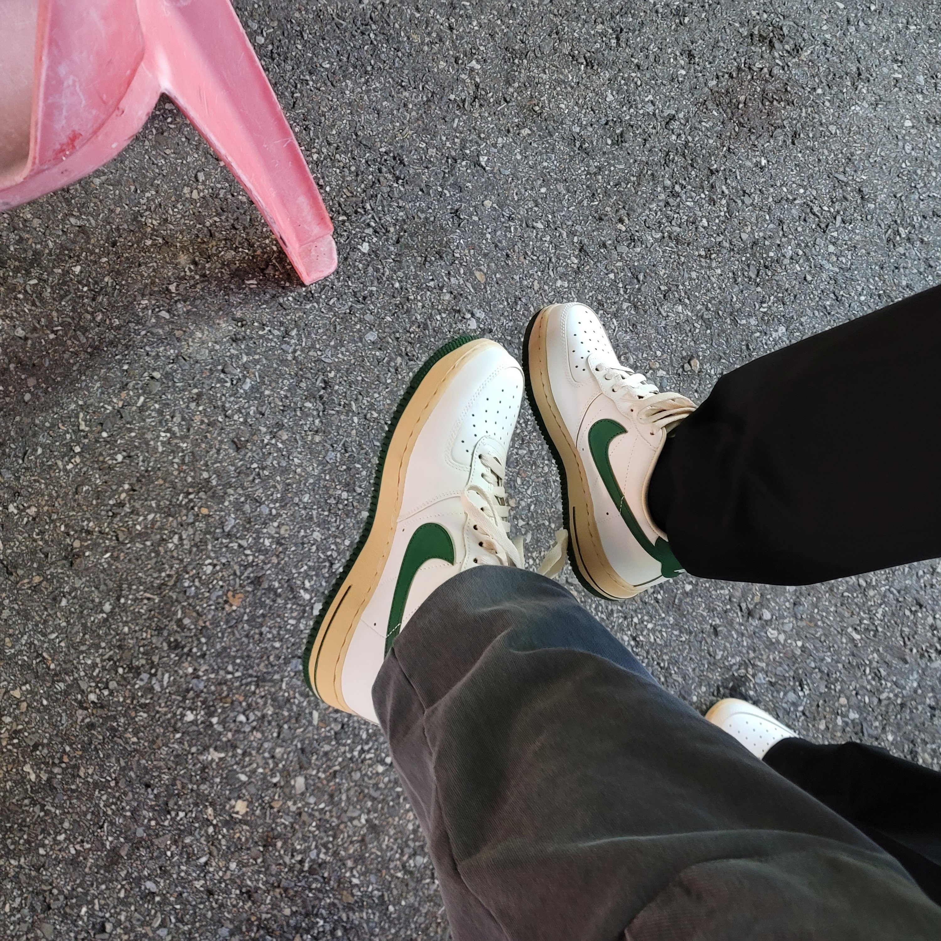 (W) Nike Air Force 1 Low Gorge Green 착용 스타일