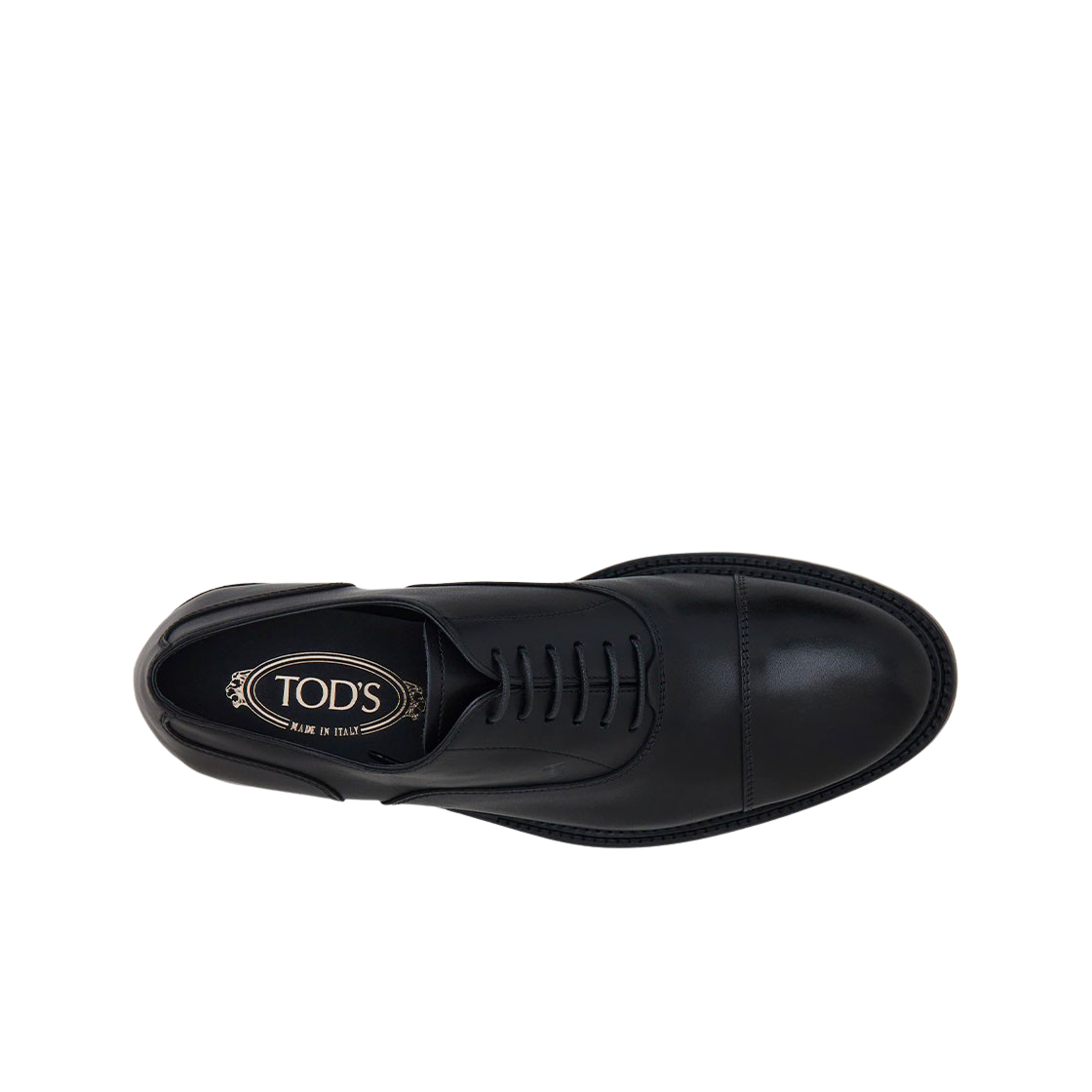 토즈 가죽 레이스업 슈즈 블랙(Tod's Leather Lace-Up Shoes Black) - 2