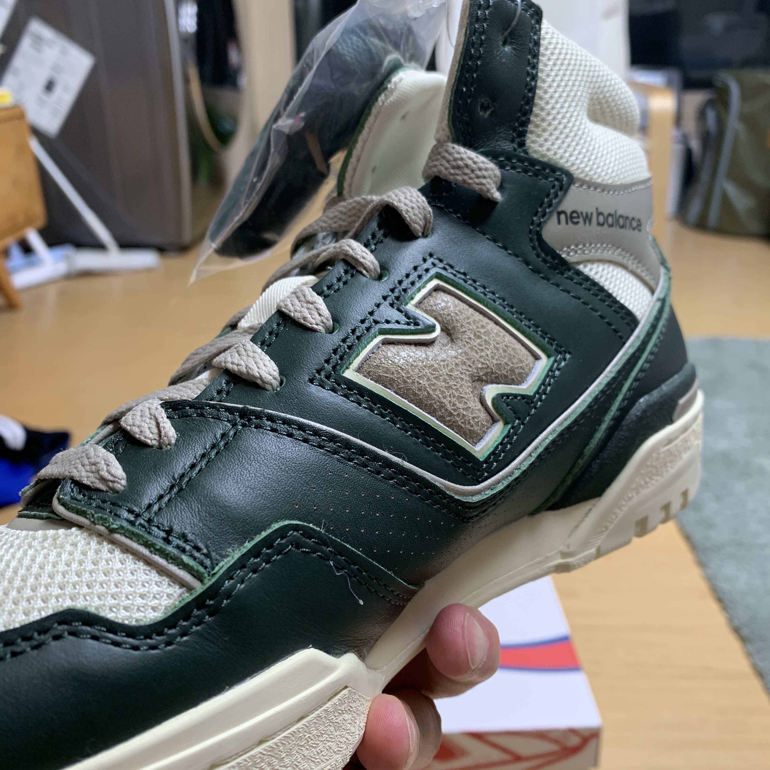 New Balance x Aime Leon Dore 650R Forest Green 착용 스타일 - 5