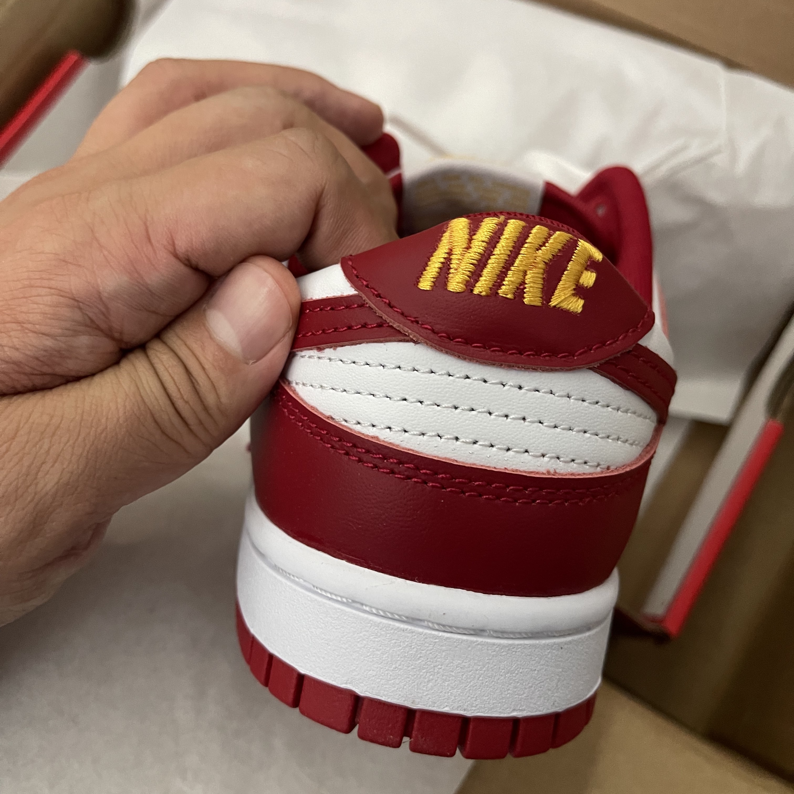 Nike Dunk Low Retro Gym Red 착용 스타일 - 2