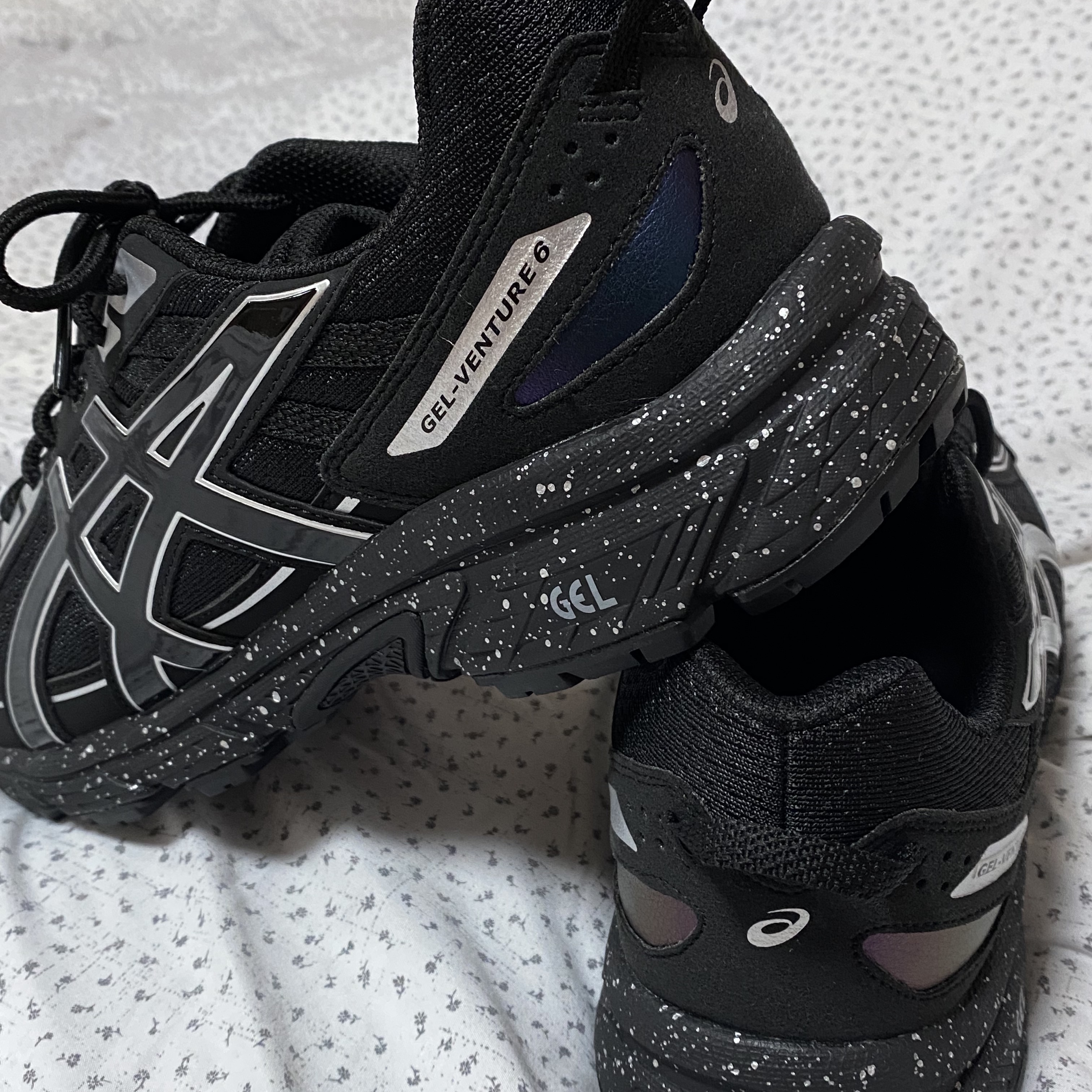Asics Gel-Venture 6 Trail Black 착용 스타일 - 3