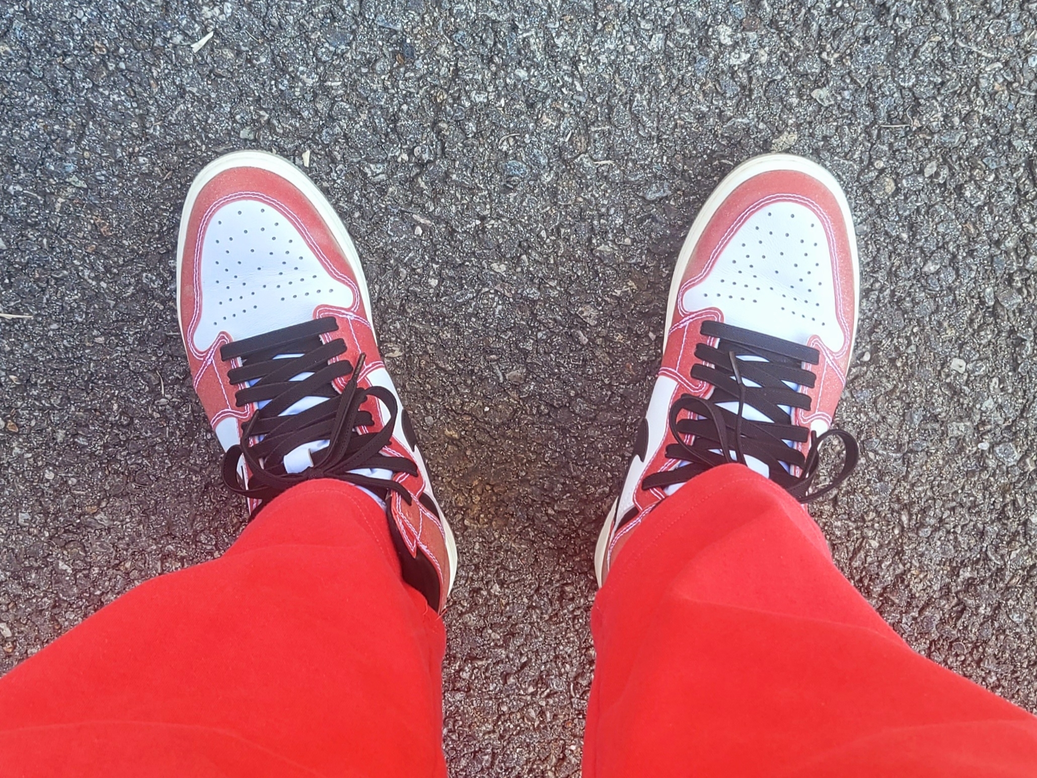 Jordan 1 x Trophy Room Retro High OG SP Chicago 착용 스타일 - 2