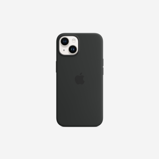 애플 맥세이프형 아이폰 14 실리콘 케이스 미드나이트