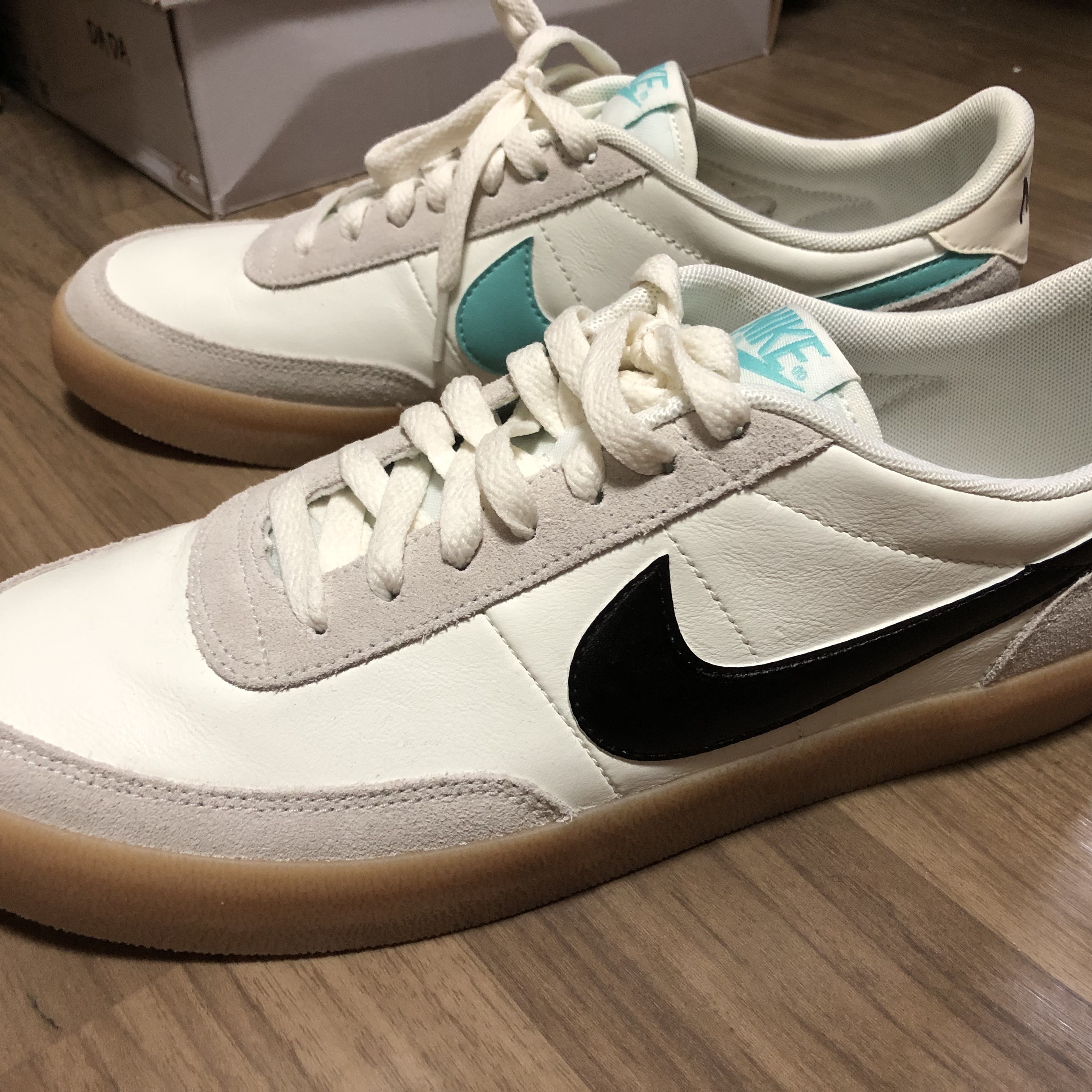 Nike Killshot 2 Leather Island Green 착용 스타일 - 2