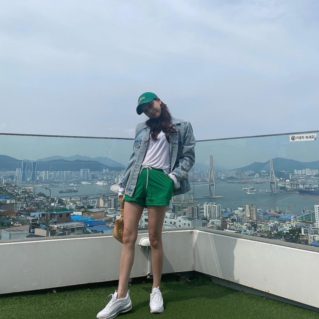 (W) Nike Air Max 97 Next Nature White 착용 스타일