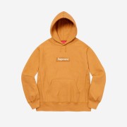 Supreme Box Logo Hooded Sweatshirt Light Mustard - 21FW