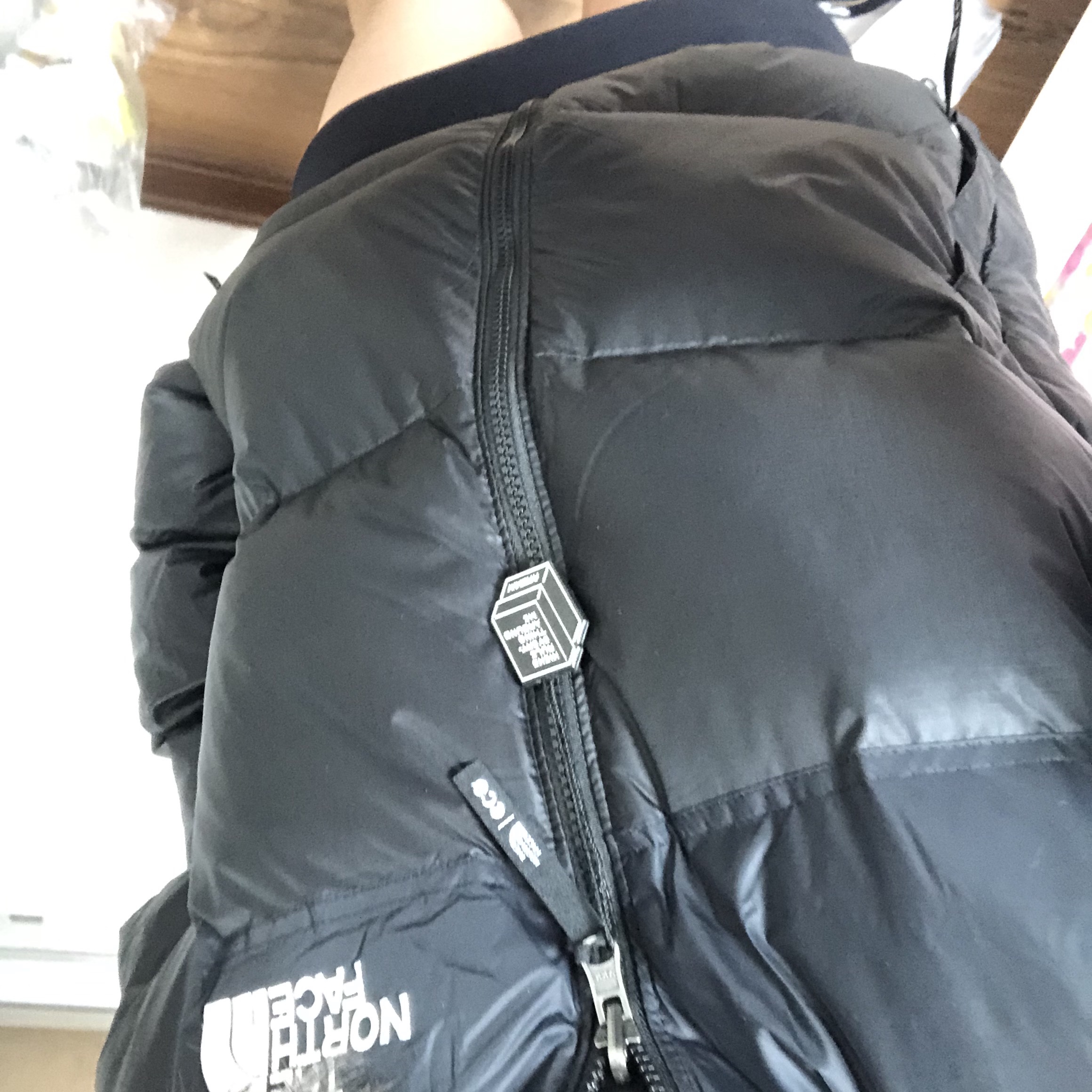 The North Face 1996 Eco Nuptse Jacket Black 착용 스타일 - 1