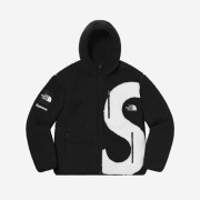 Supreme x The North Face S Logo Hooded Fleece Jacket Black - 20FW
