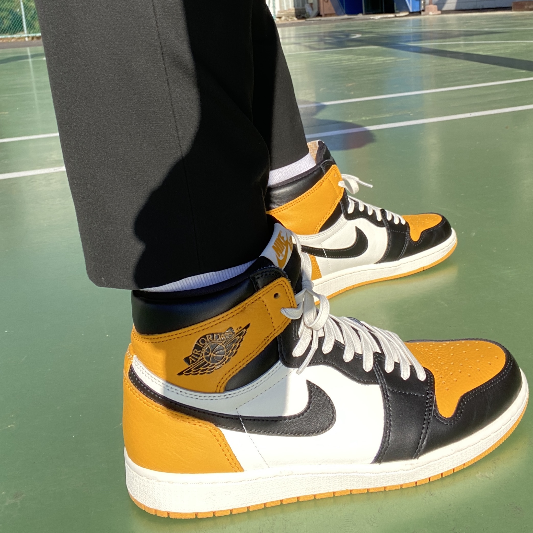 Jordan 1 Retro High OG Taxi 착용 스타일