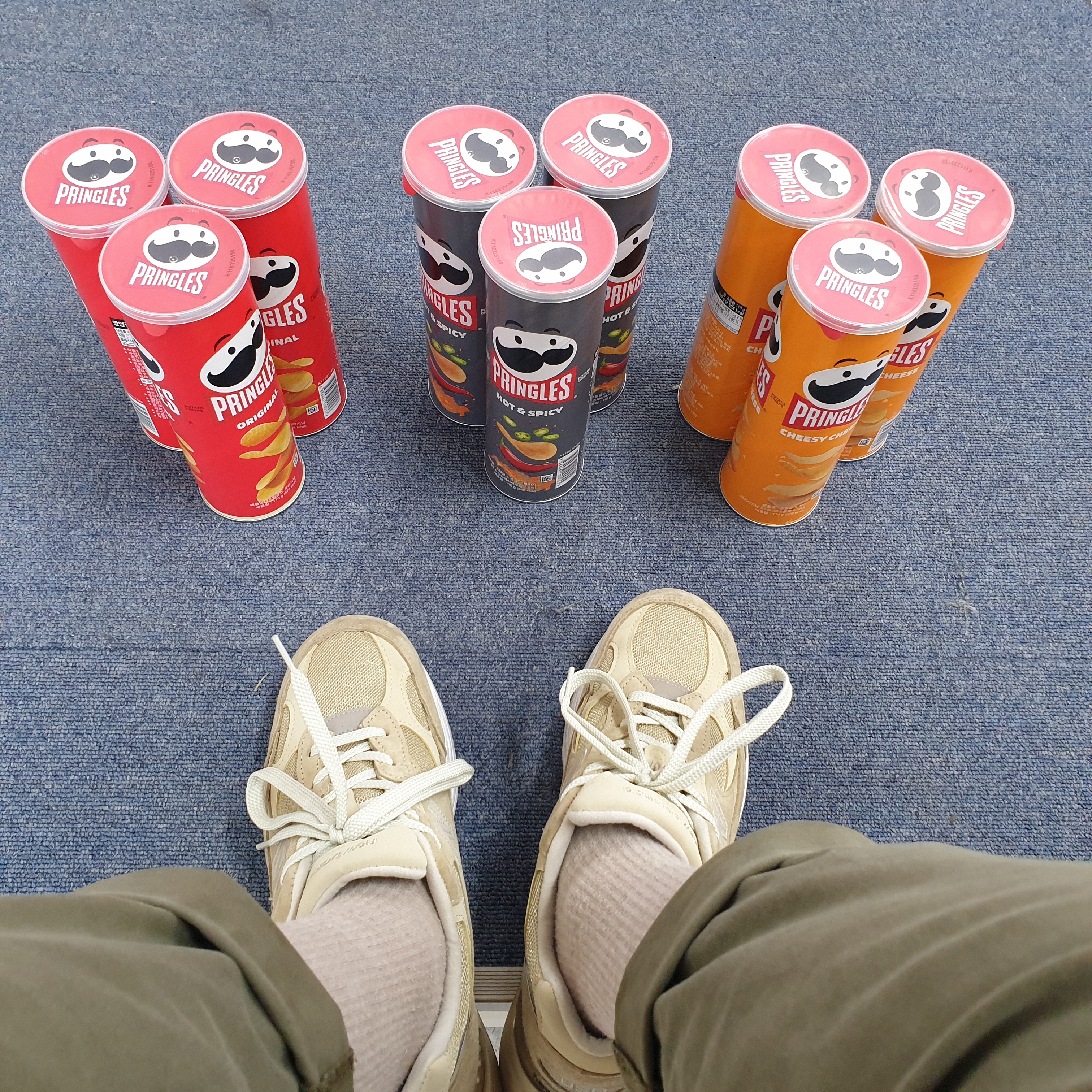 New Balance 992 Made in USA Tan 착용 스타일