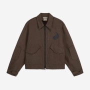 Stussy x Our Legacy Work Shop Pararescue Jacket Mud Black Slub Twill