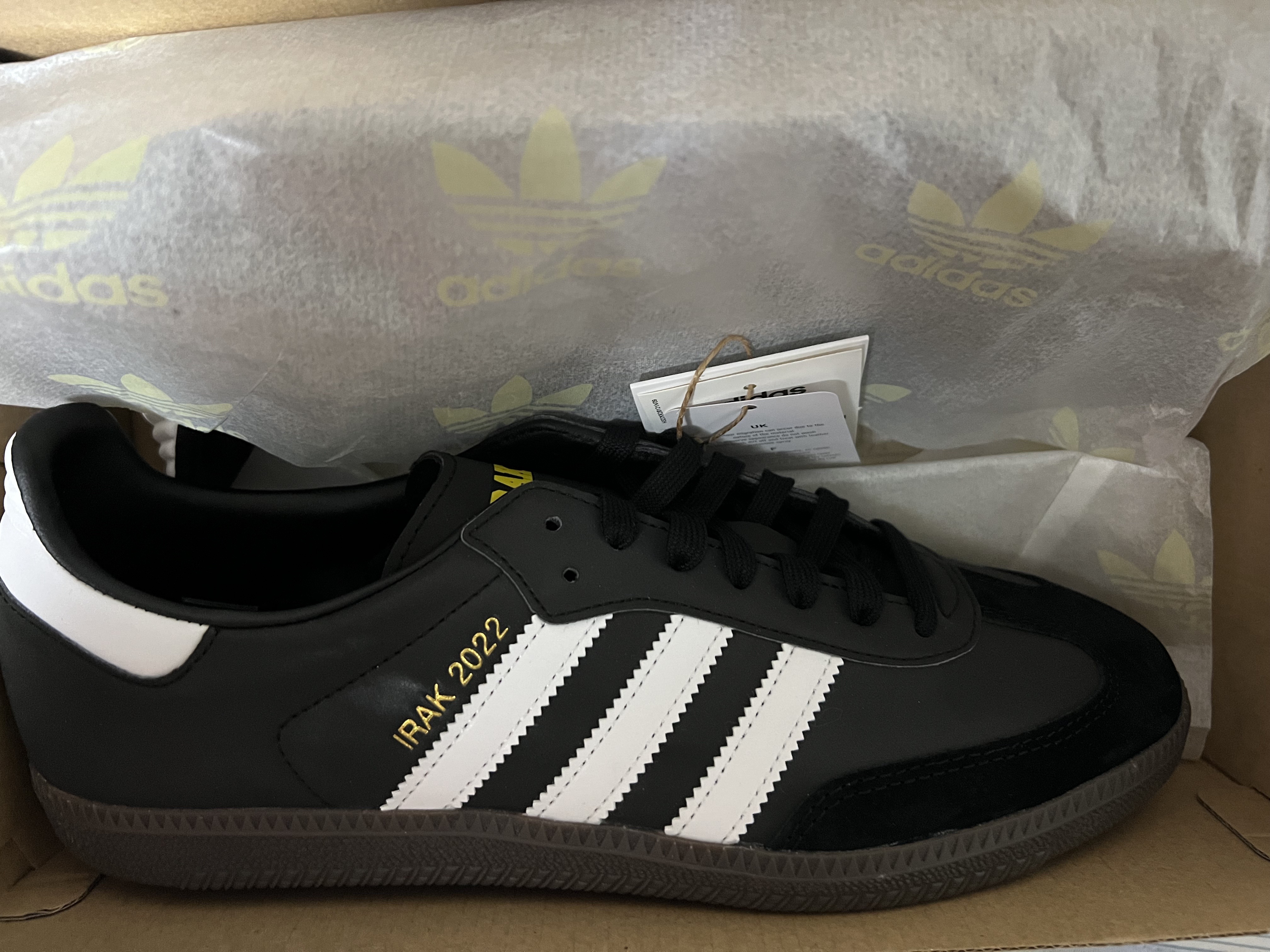 Adidas x Irak Samba Core Black 착용 스타일