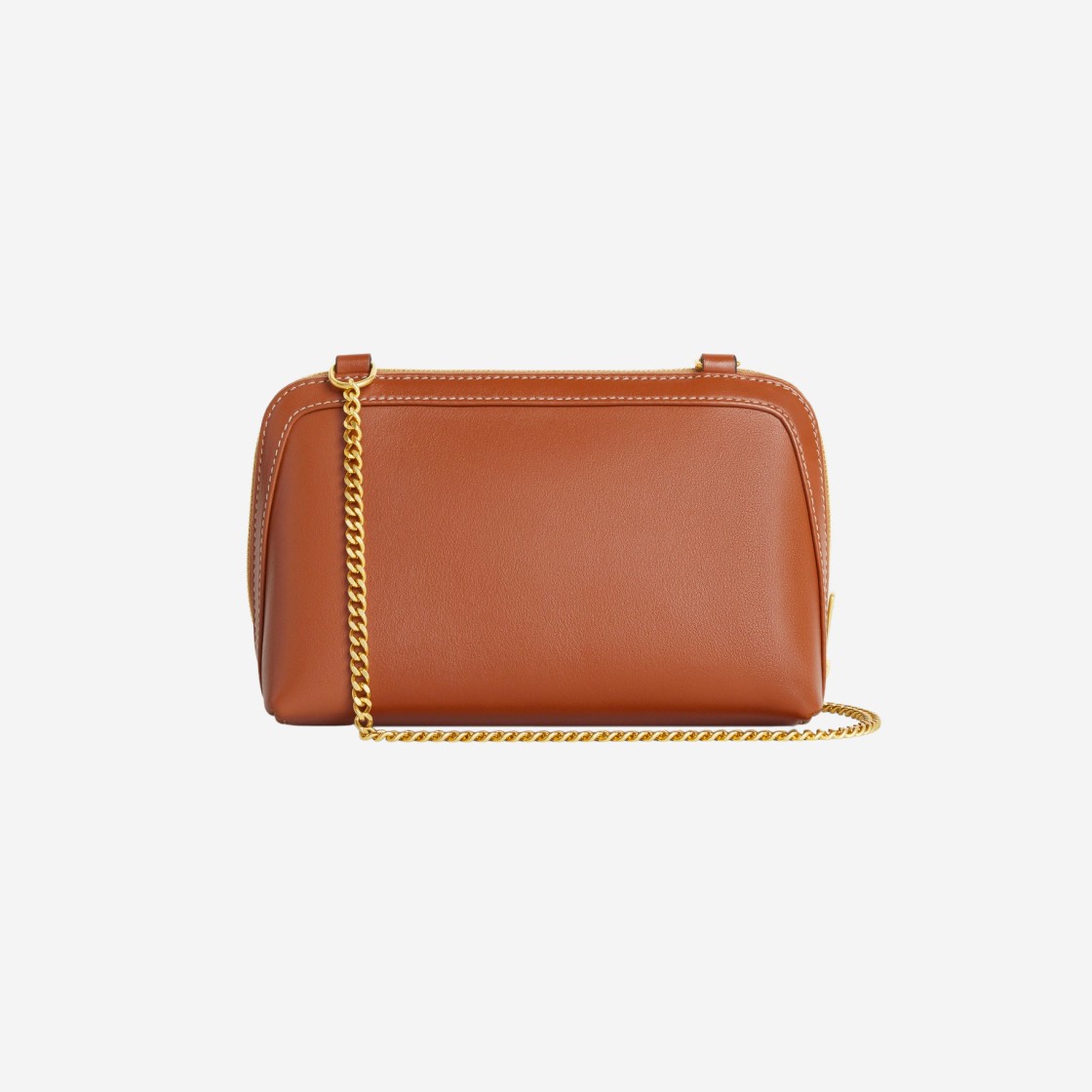 Celine Clutch on Chain Cuir Triomphe in Smooth Calfskin Tan 상세 이미지 3