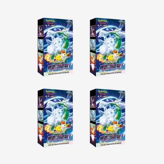 포켓몬 카드 게임 소드&실드 강화 확장팩 백열의 아르카나 4박스 (총 80팩)