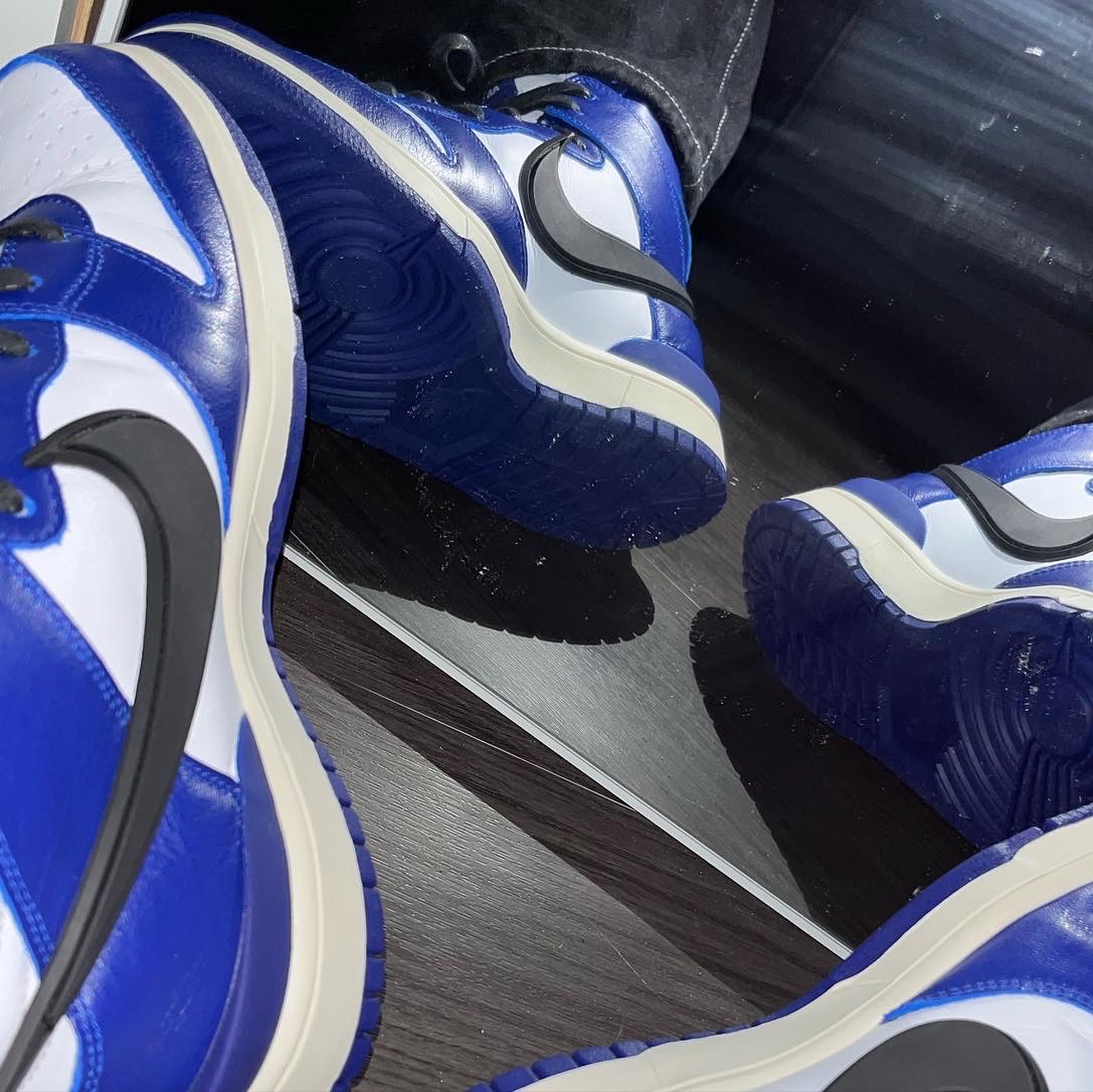 Nike x Ambush Dunk High Deep Royal Blue 착용 스타일 - 2