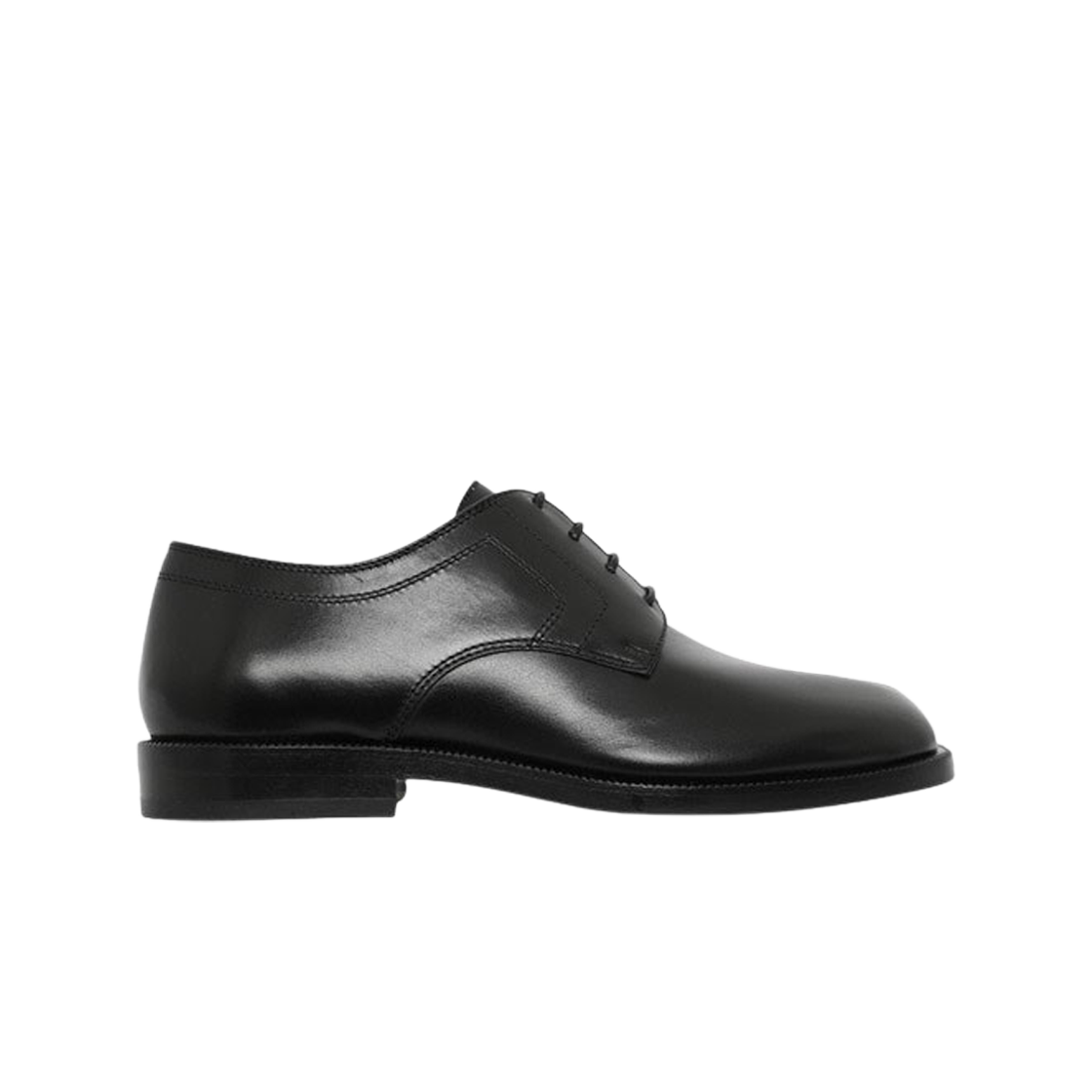 (W) 메종 마르지엘라 타비 레더 브로그 블랙((W) Maison Margiela Tabi Leather Brogue Black)