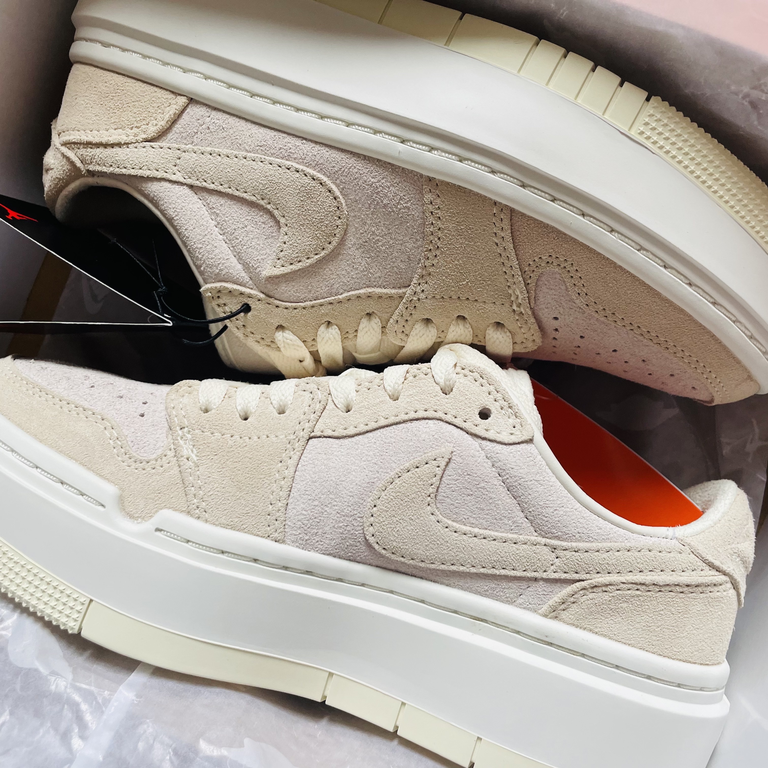 (W) Jordan 1 Elevate Low Coconut Milk 착용 스타일