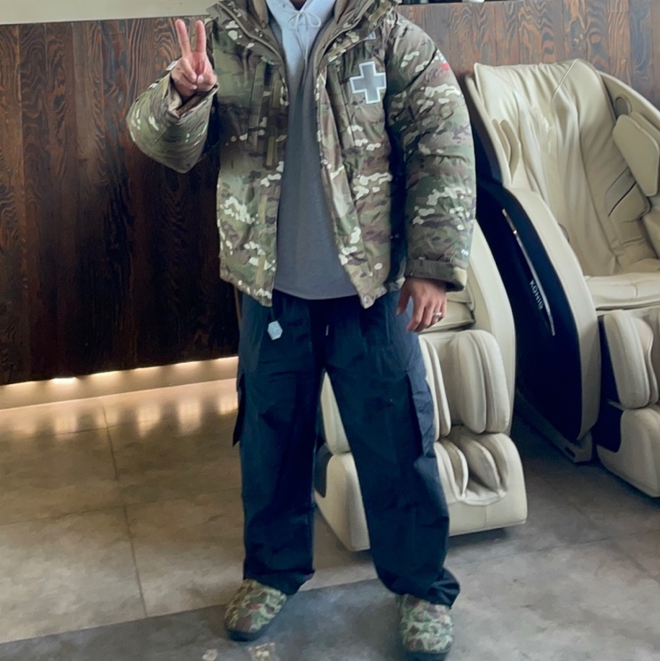 Supreme x The North Face Summit Series Rescue Baltoro Jacket Multi Camo - 22SS 착용 스타일