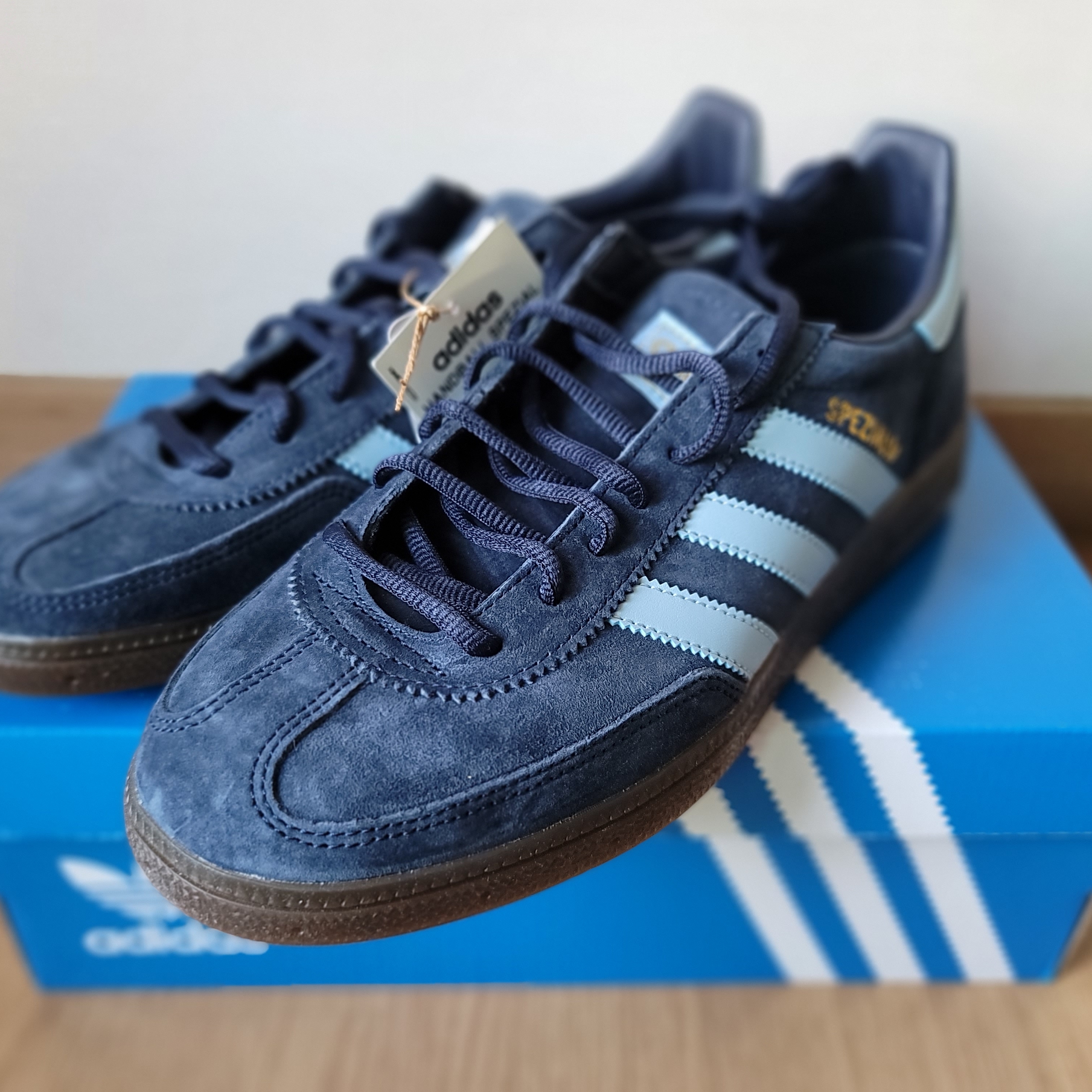 Adidas Spezial Handball Collegiate Navy 착용 스타일 - 2