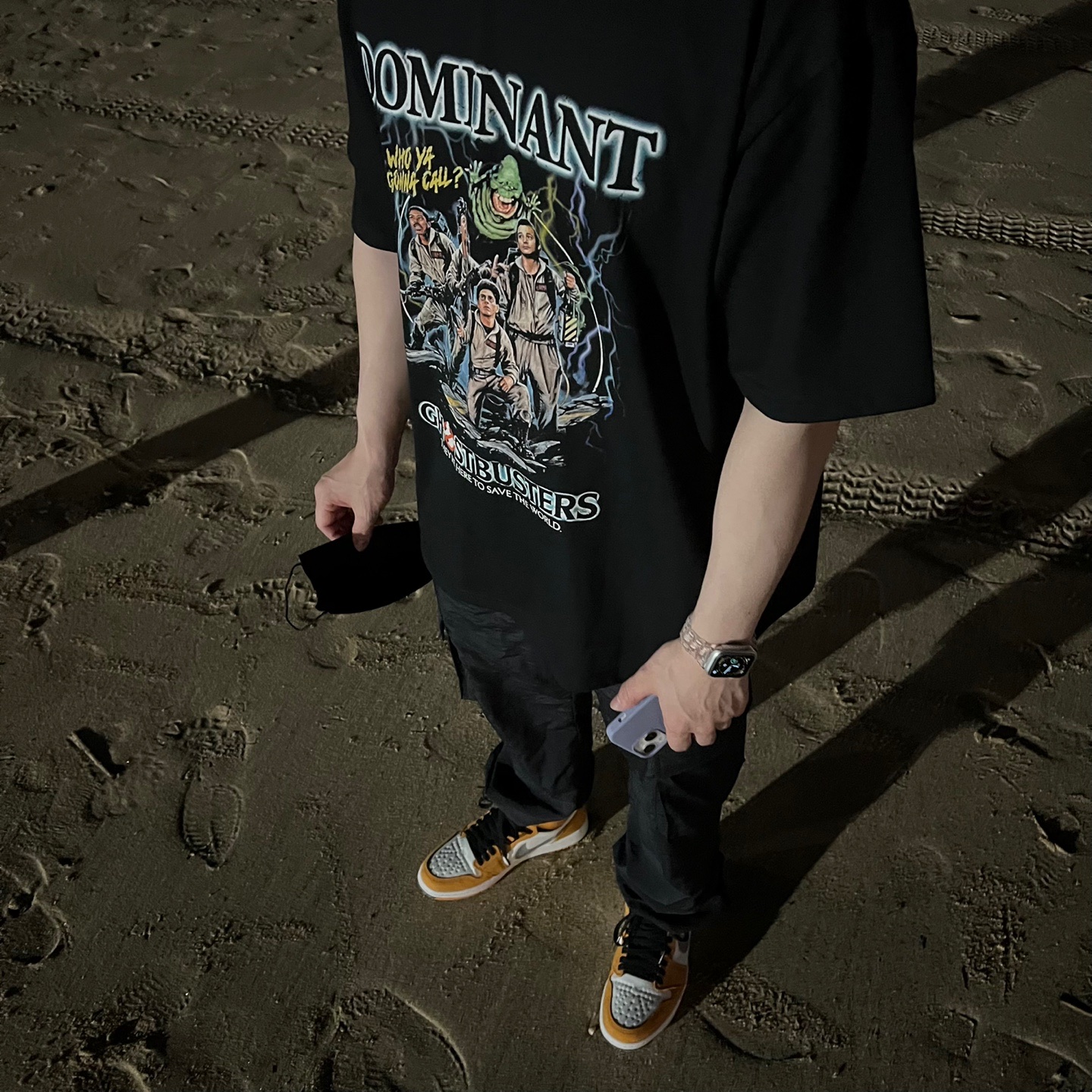 Jordan 1 Element Gore-Tex Light Curry 착용 스타일